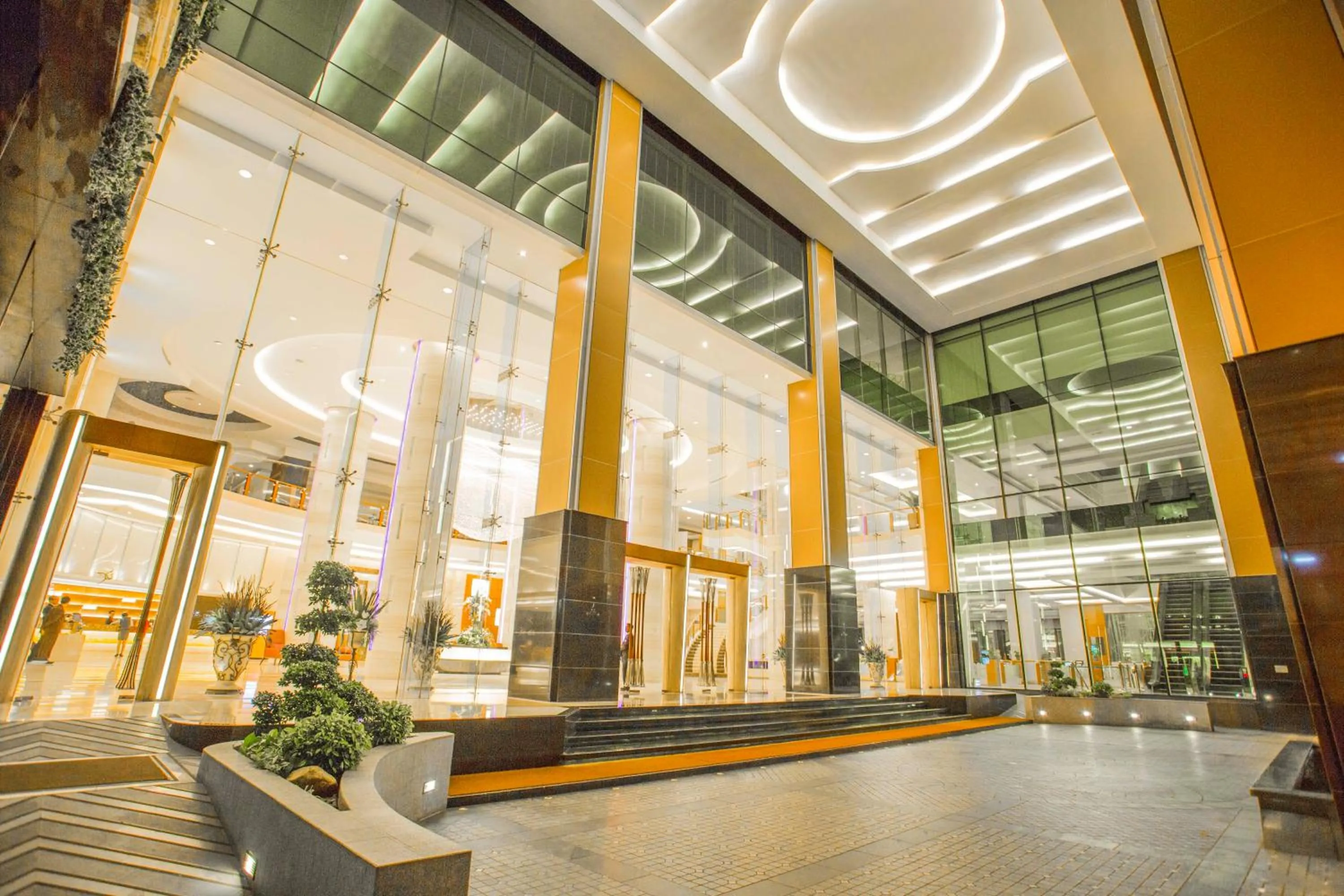 Facade/entrance in The Grand Fourwings Convention Hotel Bangkok