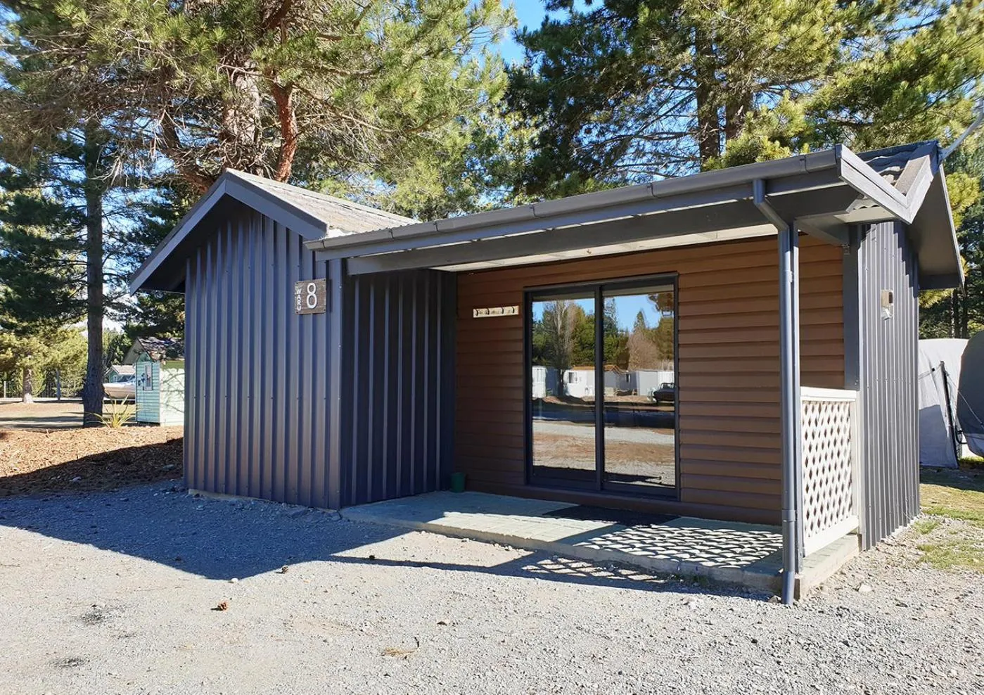 Property building in Lake Ruataniwha Holiday Park