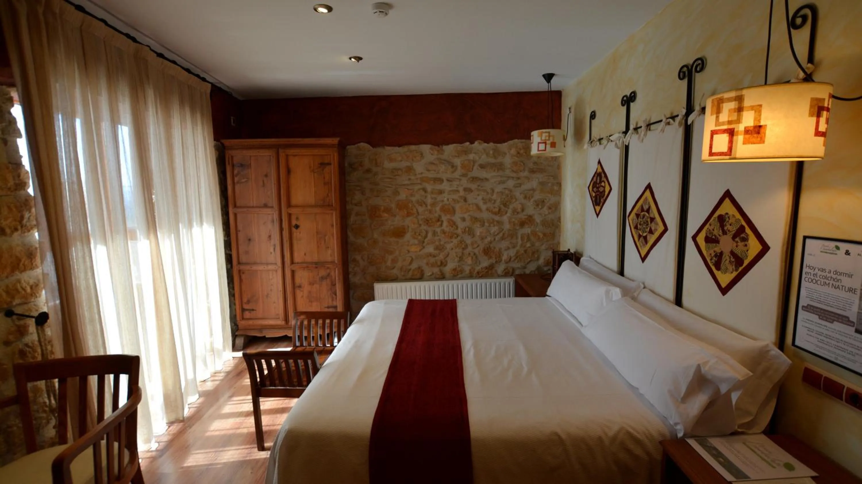 Bed in Hotel Posada Guadalupe