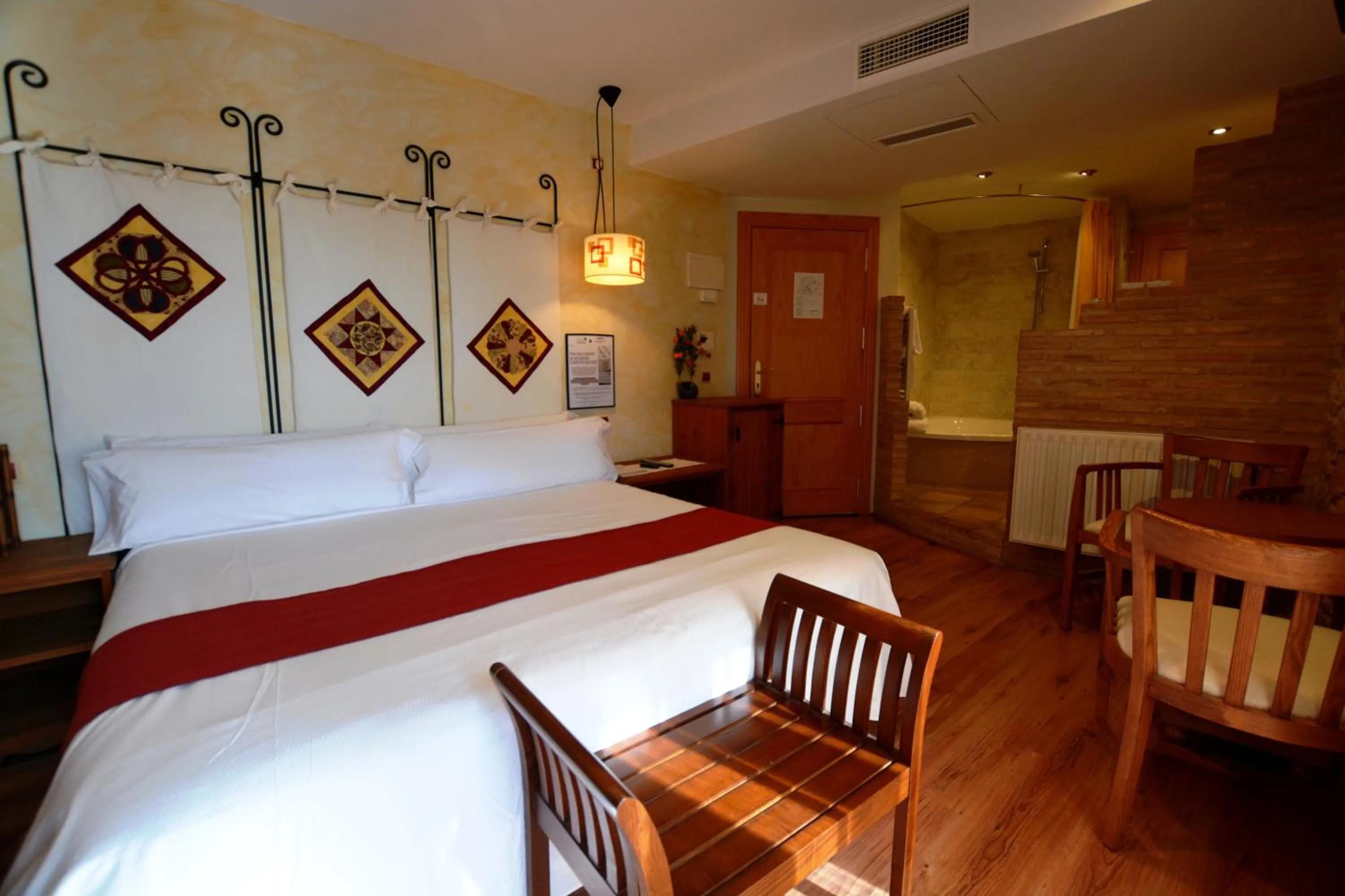 Bed in Hotel Posada Guadalupe