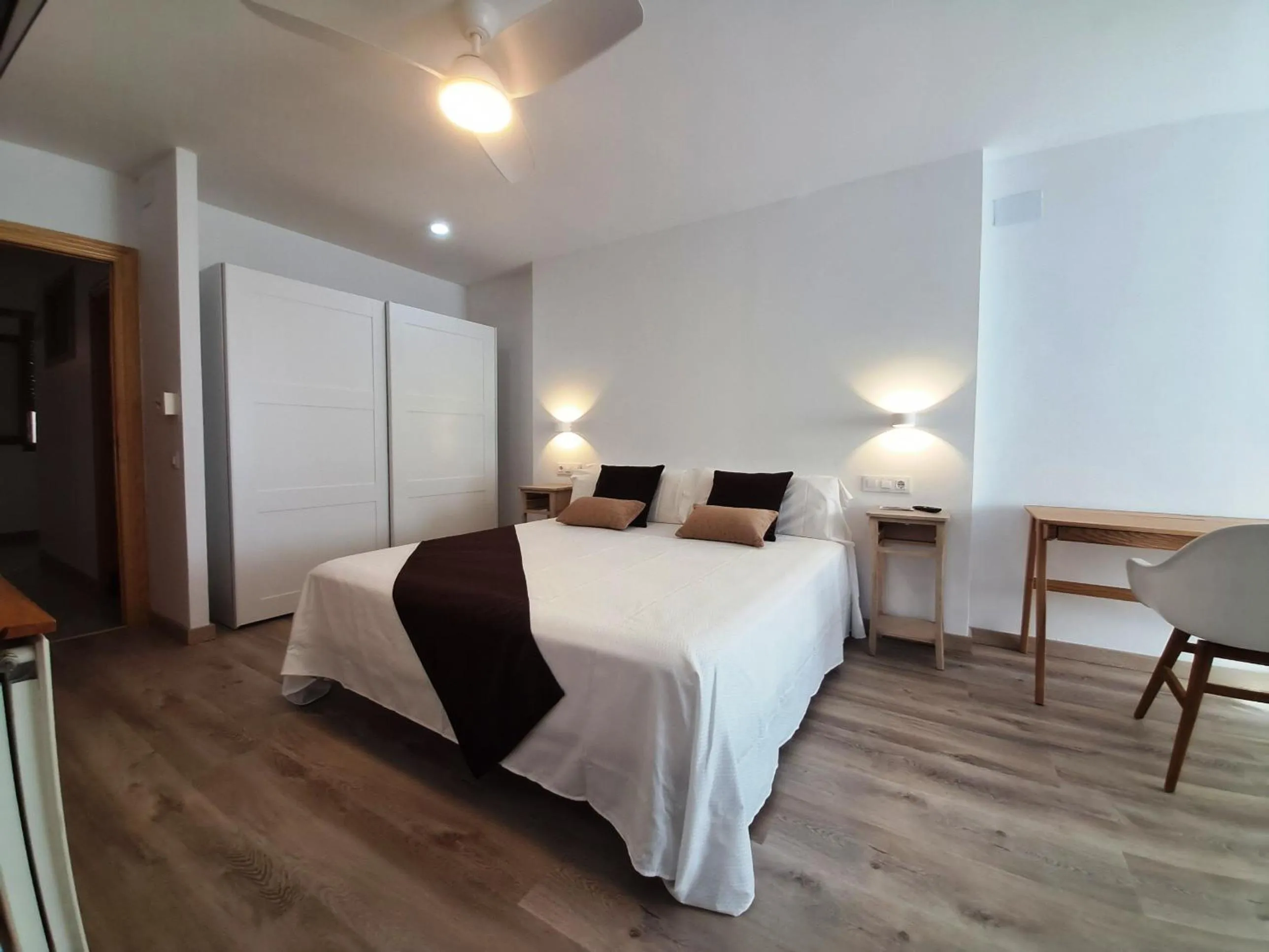 Bed in Hotel Posada Guadalupe