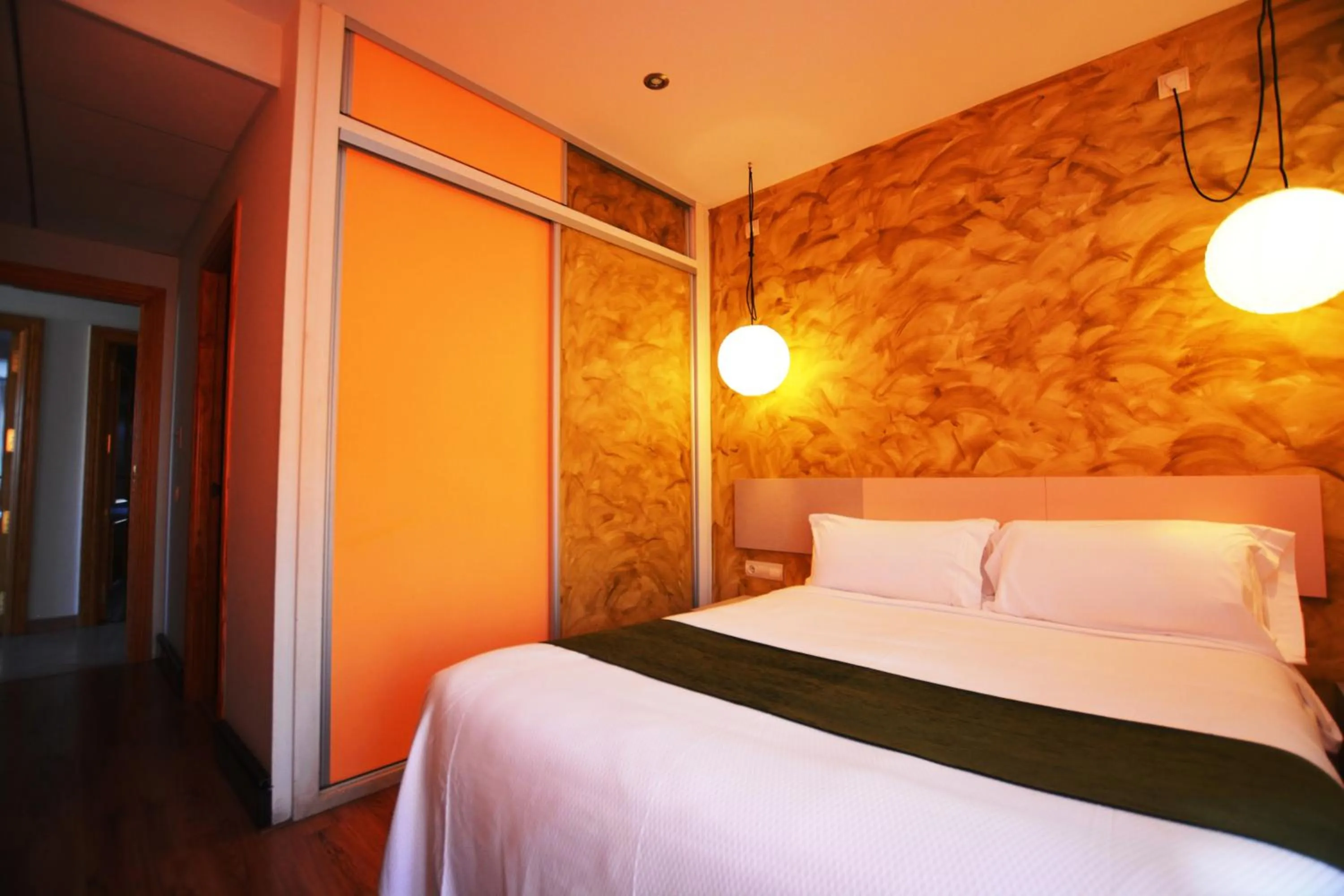 Bed in Hotel Posada Guadalupe