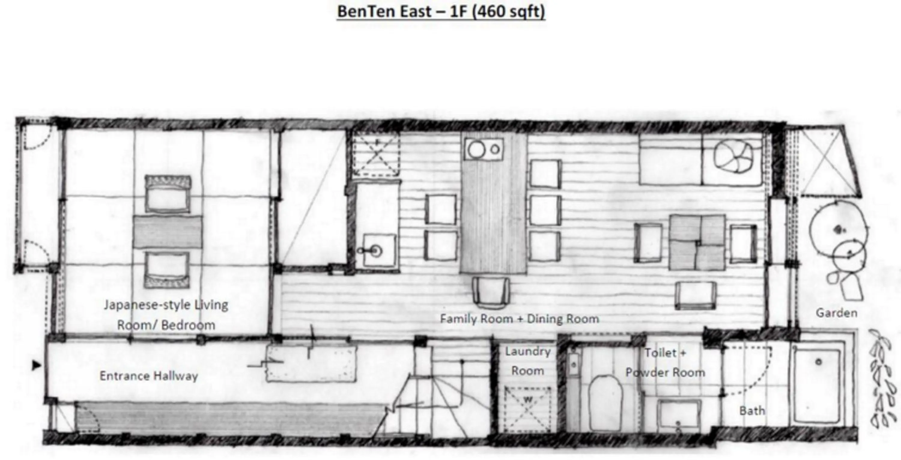 Floor plan in BenTen Residences