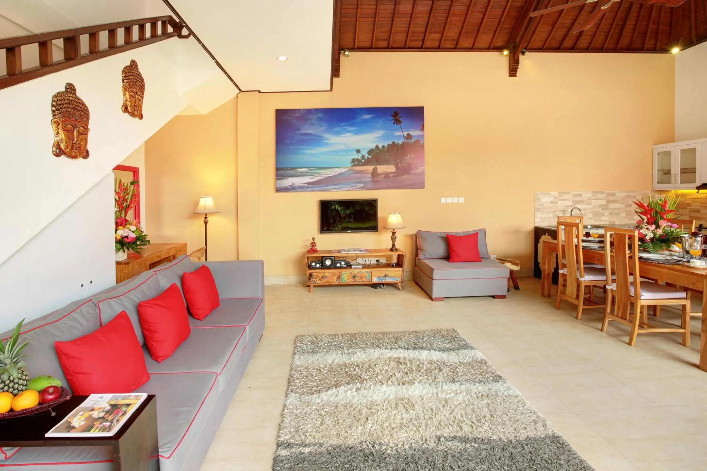 Living room in Concetta Villa Seminyak Beachside By Bali Asia Villa