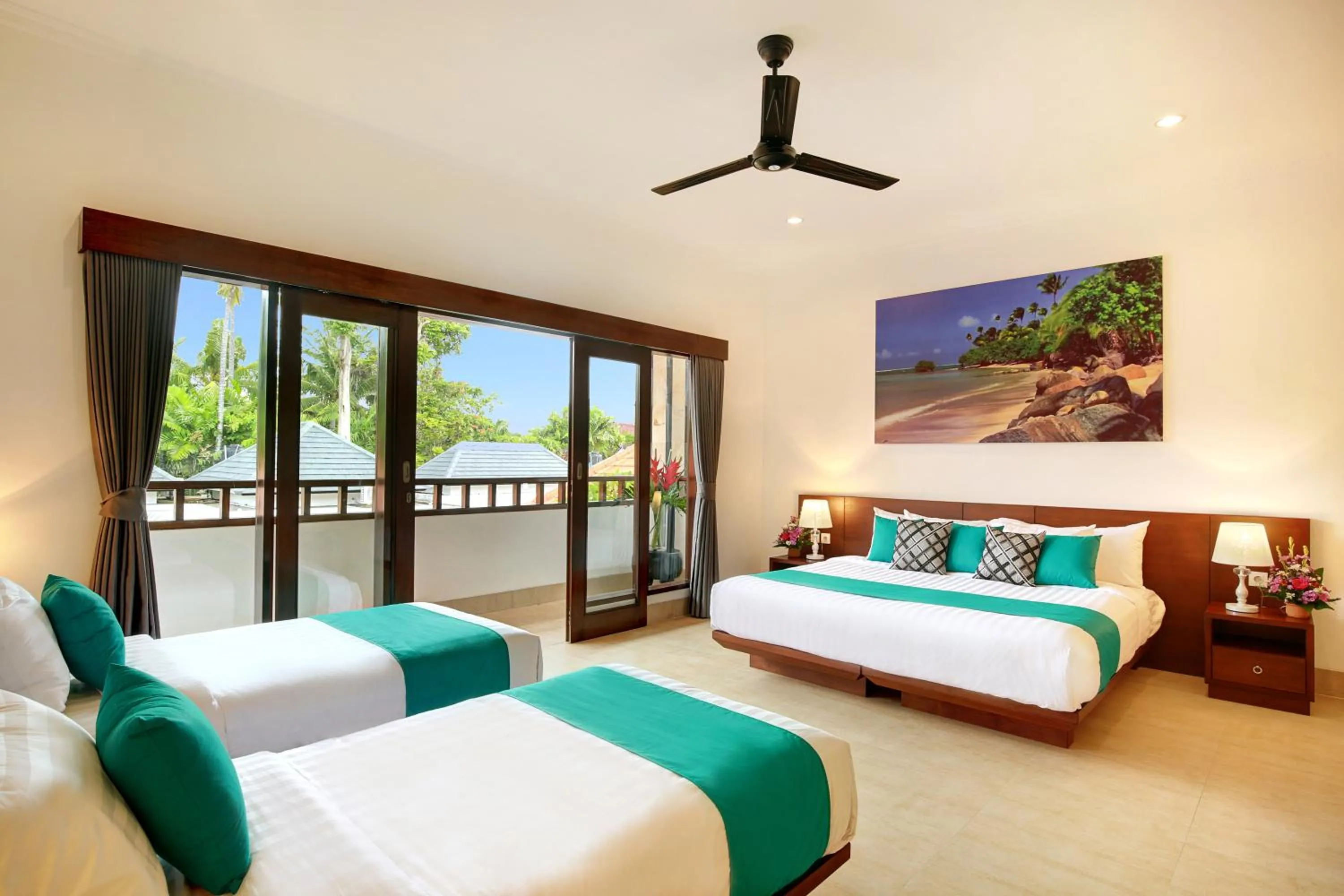 Bed in Concetta Villa Seminyak Beachside By Bali Asia Villa