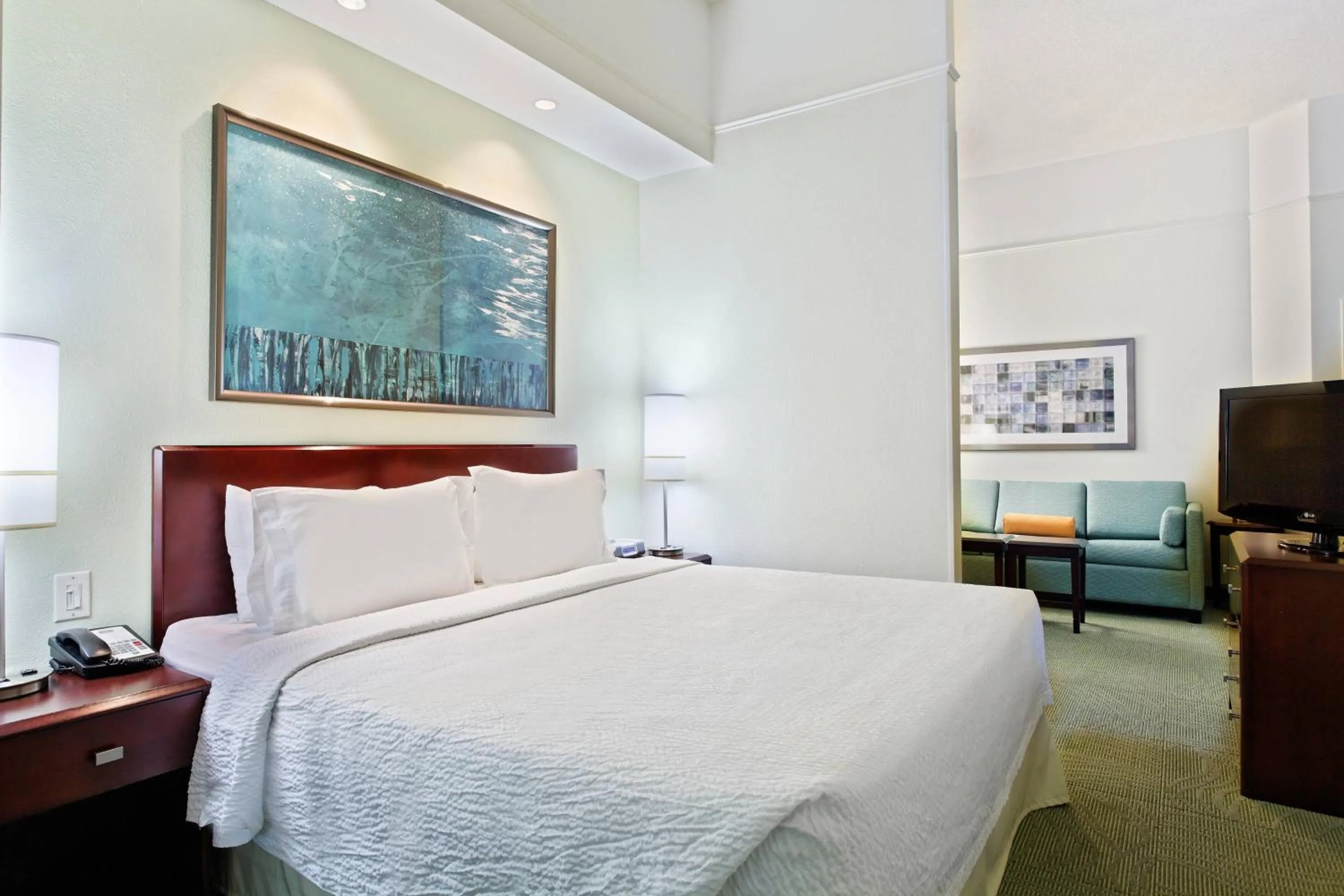 Bedroom, Bed in SpringHill Suites Knoxville At Turkey Creek