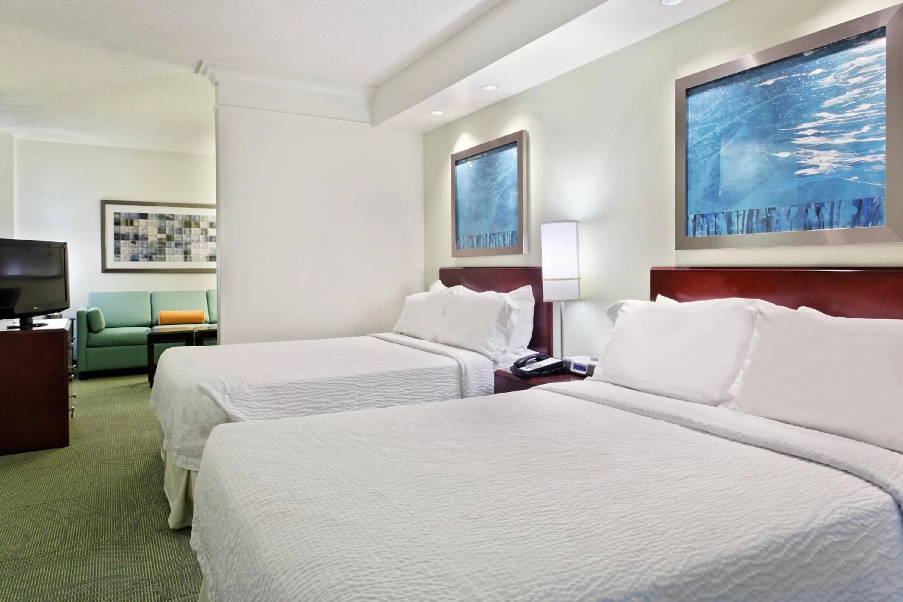 Bedroom, Bed in SpringHill Suites Knoxville At Turkey Creek