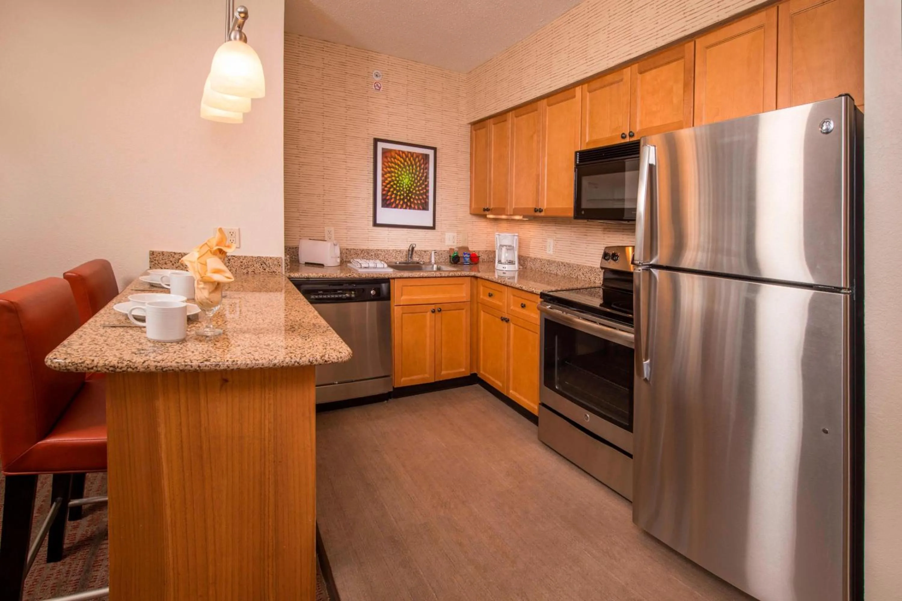 Kitchen or kitchenette in Residence Inn Frederick