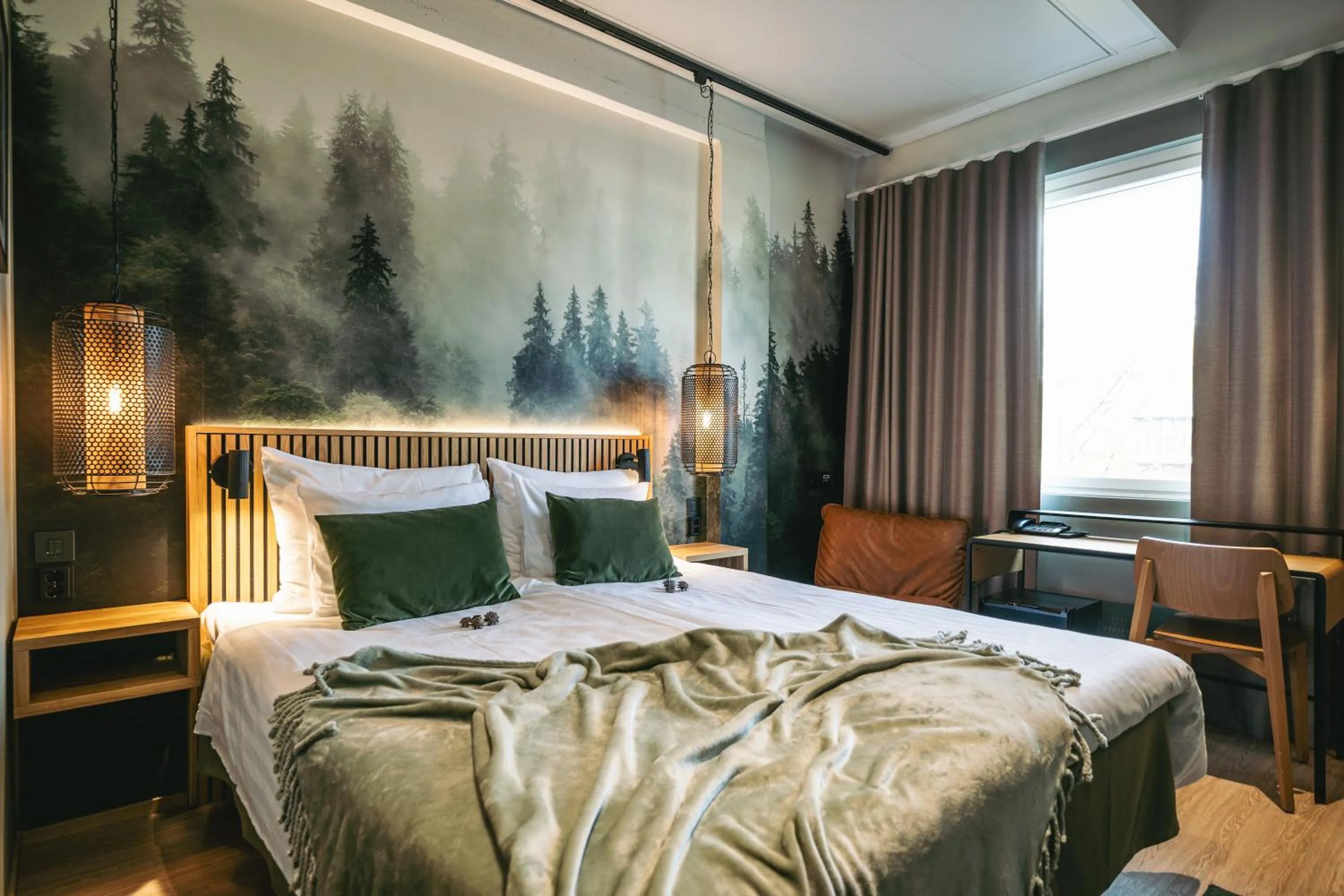 furniture, Bed in Original Sokos Hotel Koljonvirta