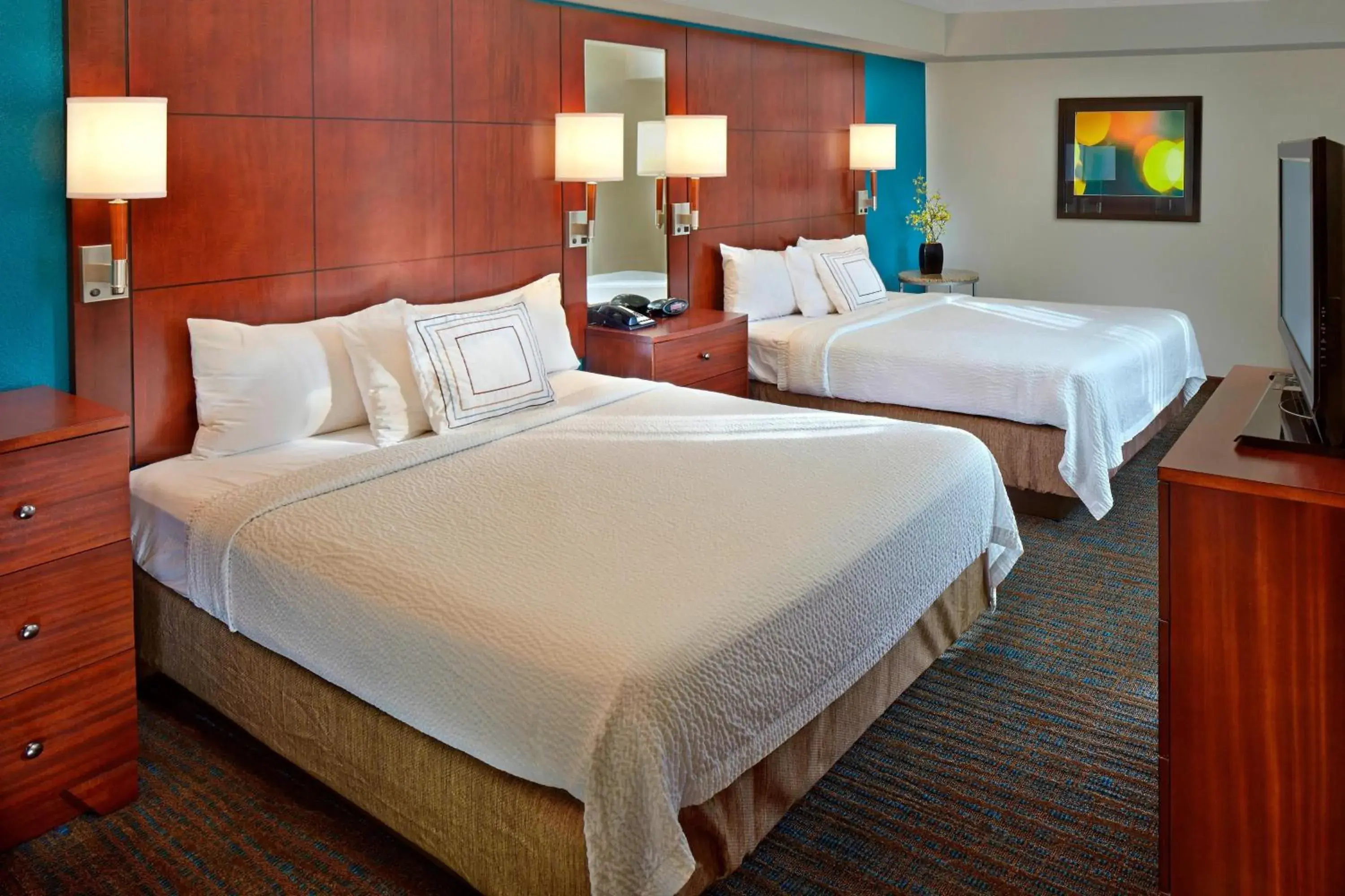 Two Queen One-Bedroom Suite in Residence Inn by Marriott Waldorf Two Queen One-Bedroom Suite in Residence Inn by Marriott Waldorf