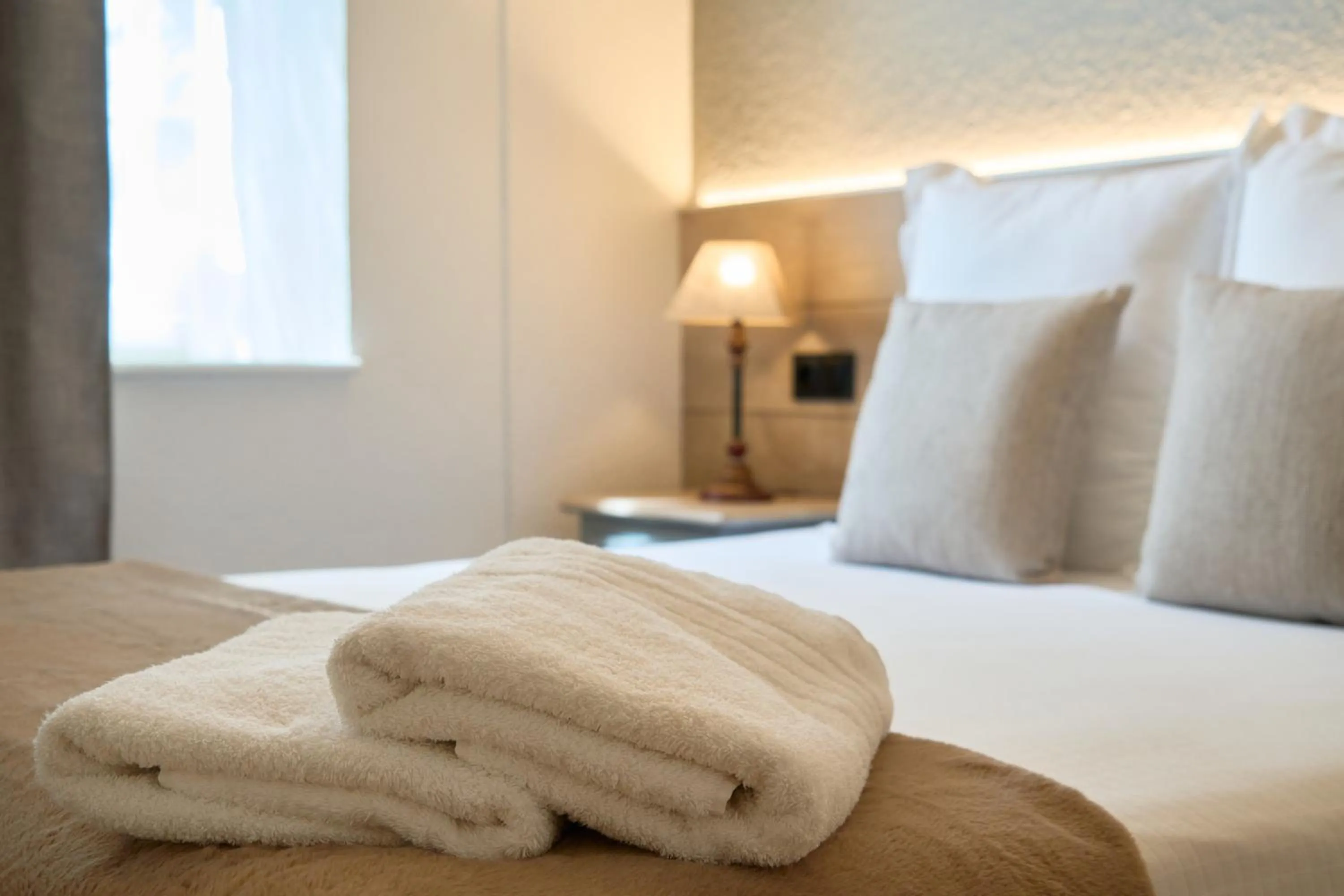 Bed in Hotel Anglada