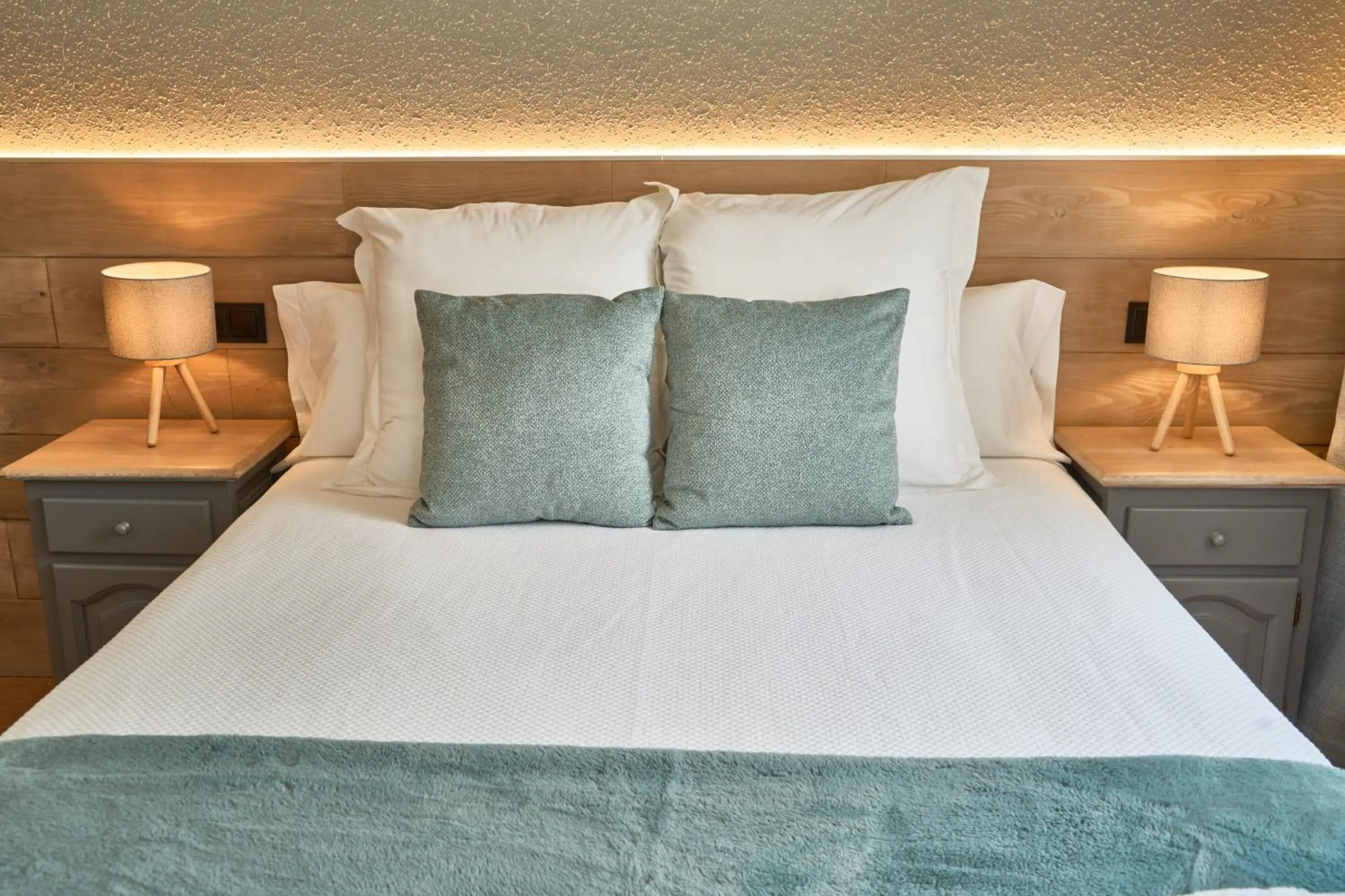 Bed in Hotel Anglada