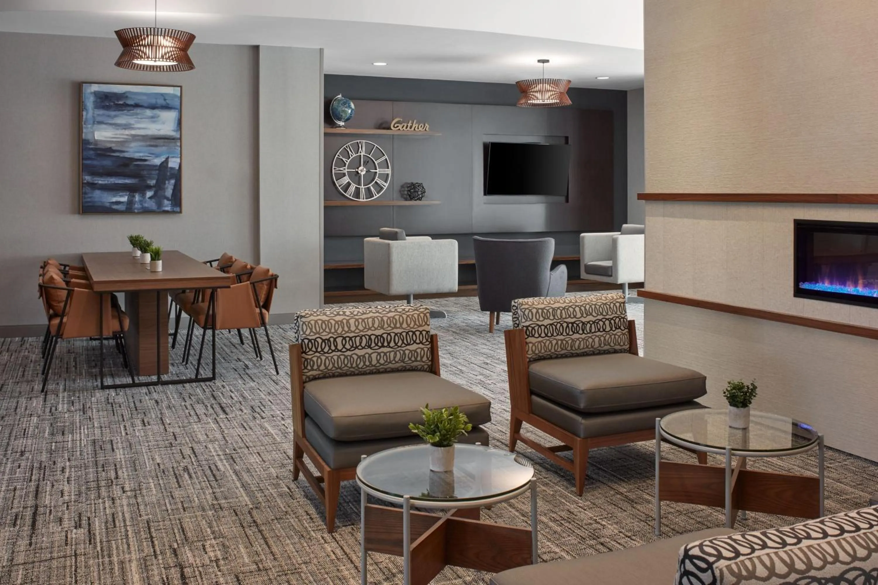 Lobby or reception in Courtyard by Marriott Mississauga-Airport Corporate Centre West
