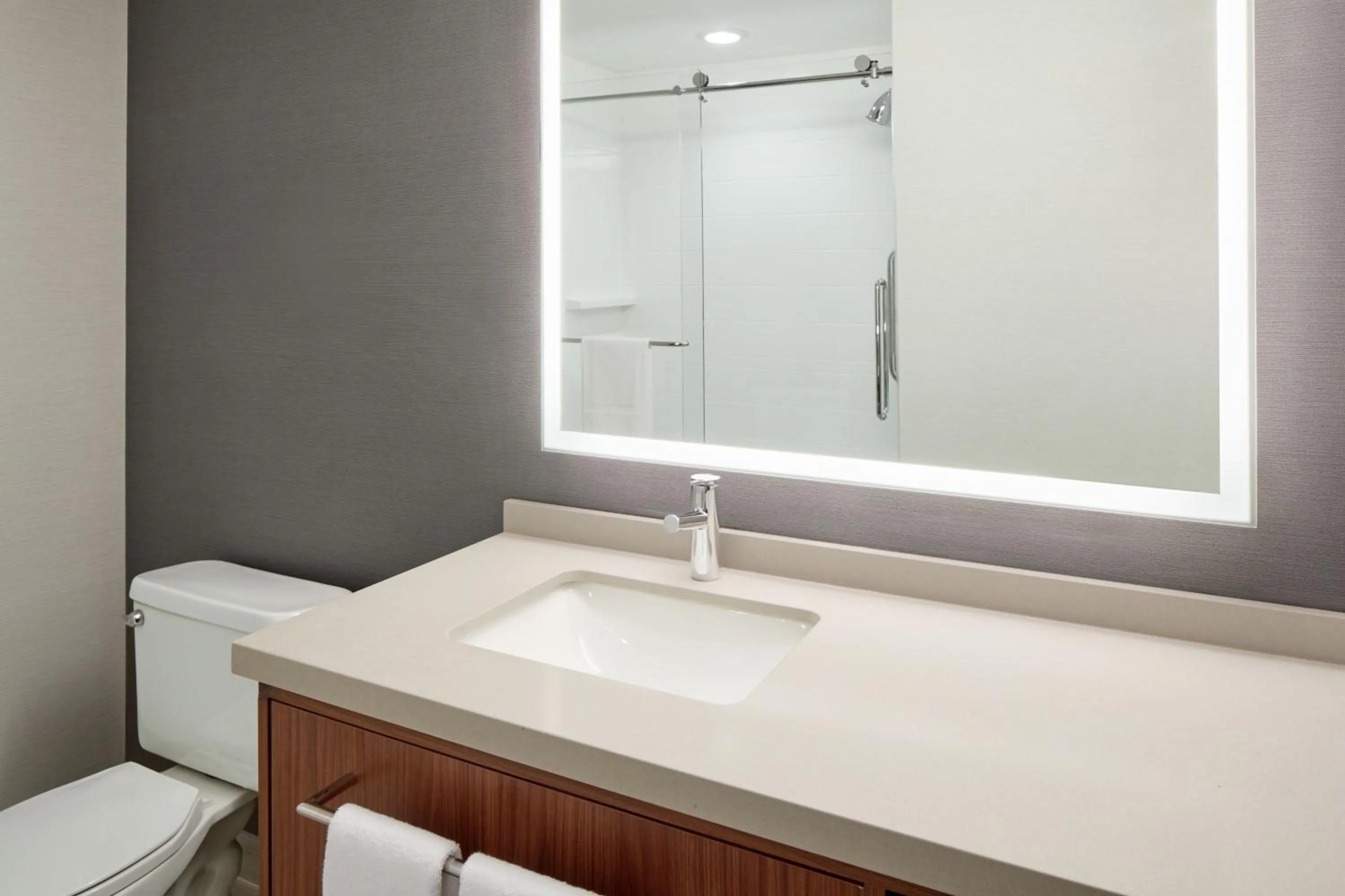 Bathroom in Courtyard by Marriott Mississauga-Airport Corporate Centre West