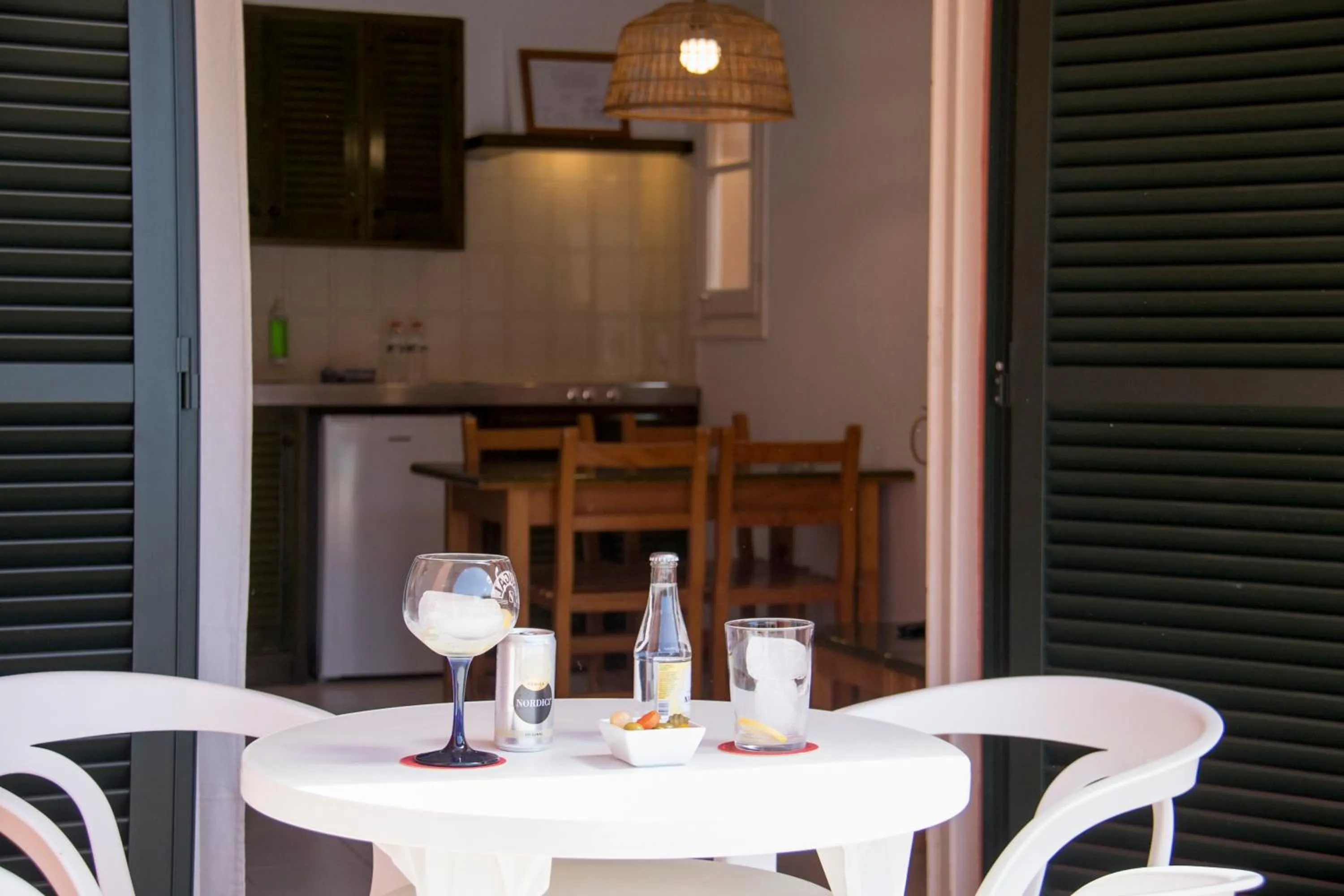 Balcony/Terrace in Grupoandria Aparthotel Club Andria