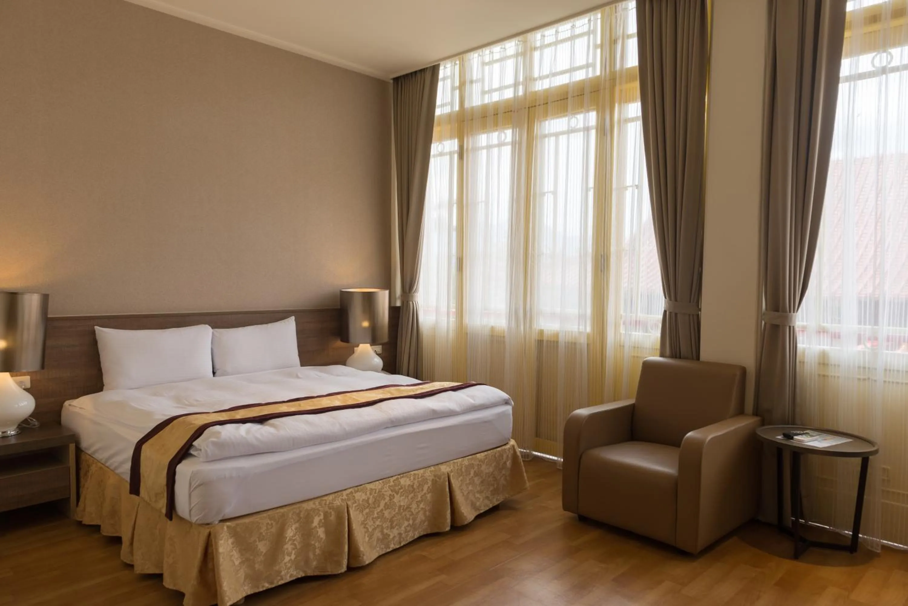 Bed in Lishan Guest House