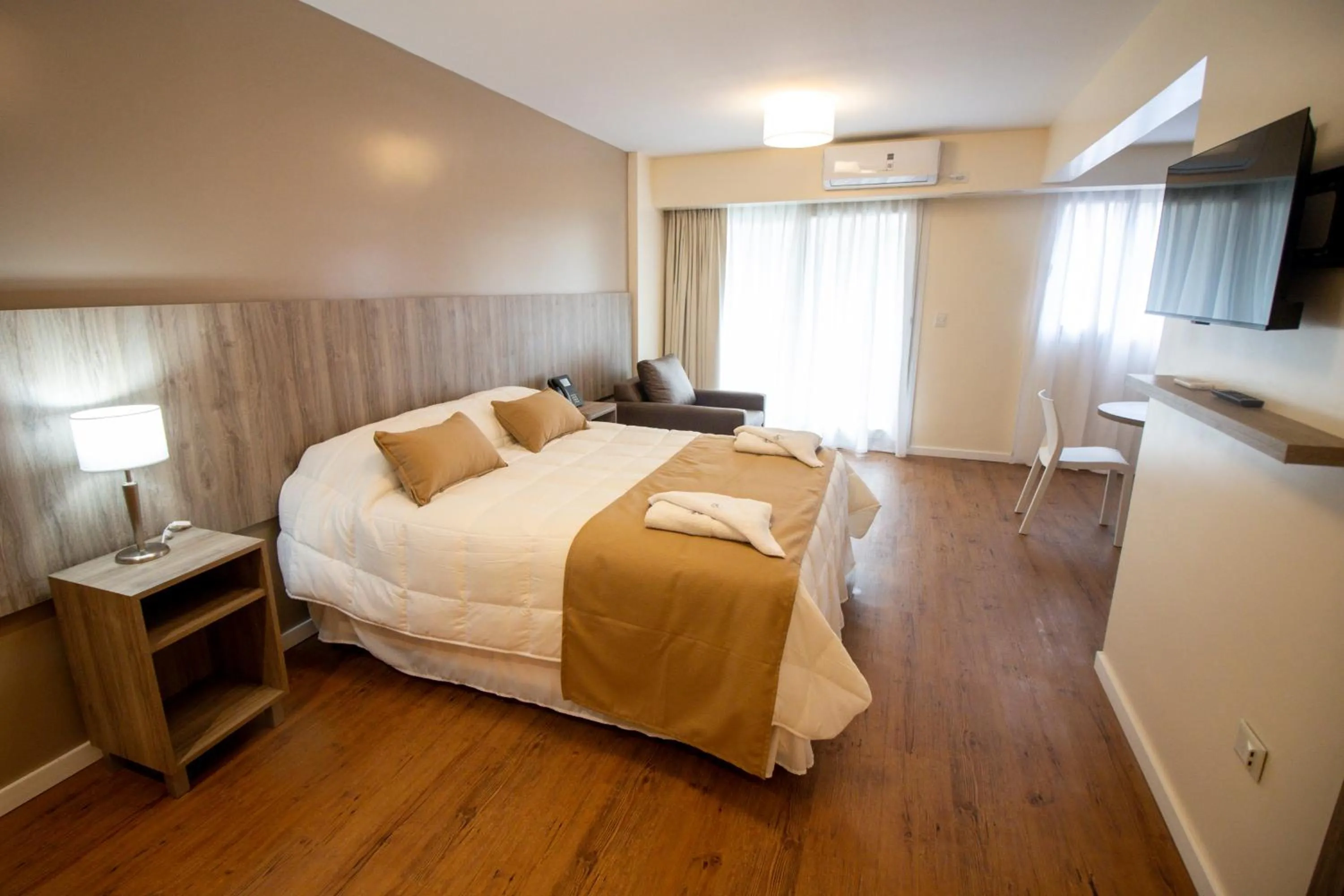 Bed in Intersur Suites