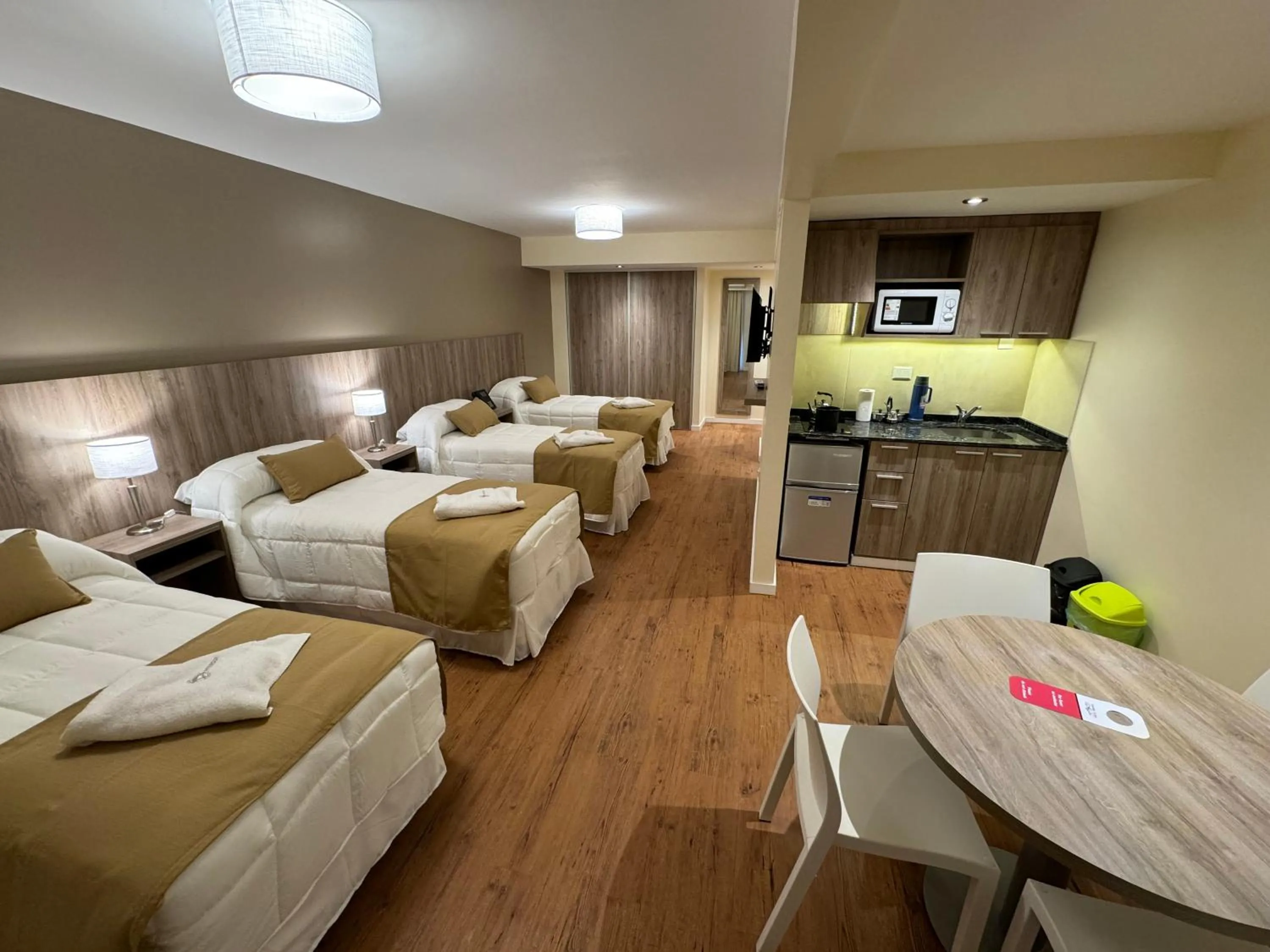 Bed in Intersur Suites