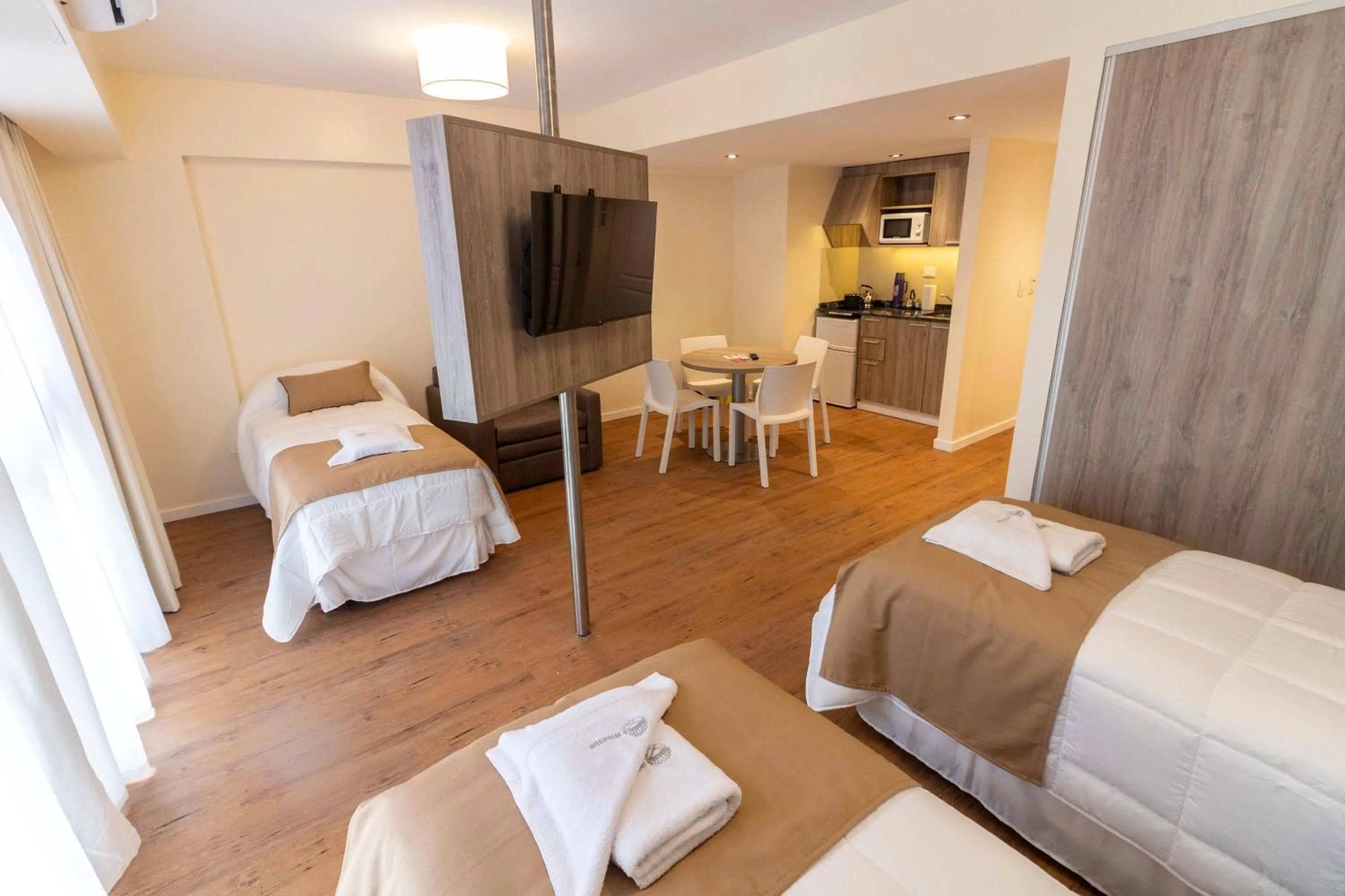 Bed in Intersur Suites