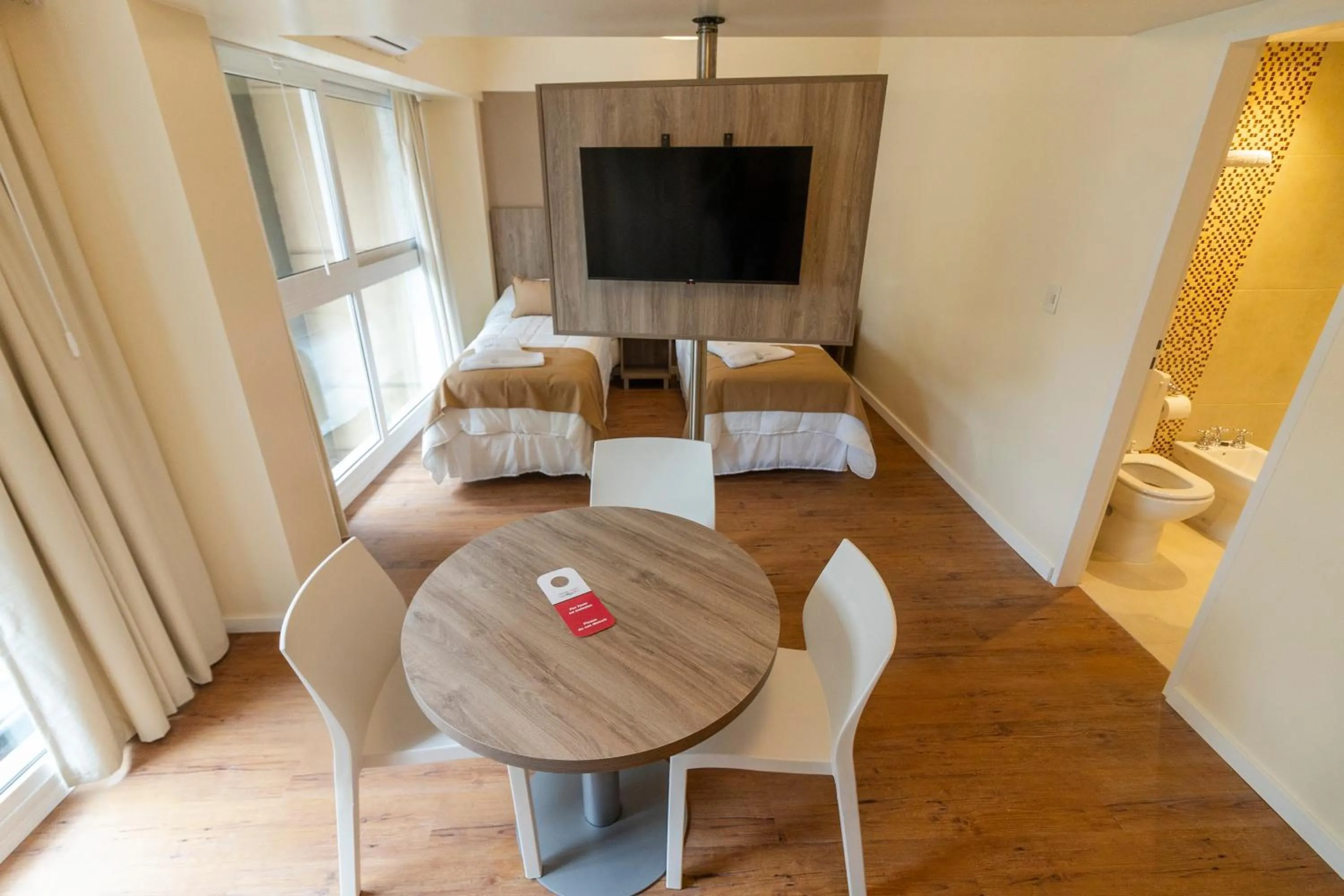 Bed in Intersur Suites