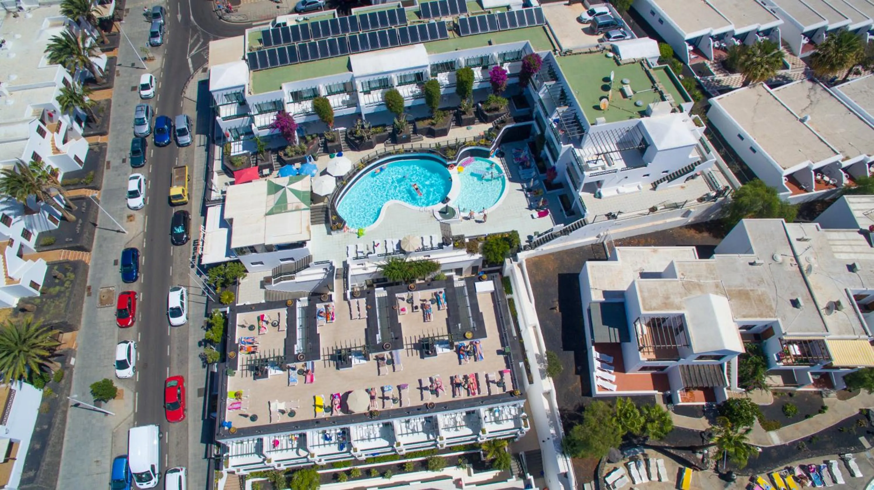 Bird's eye view in Apartamentos Moraña