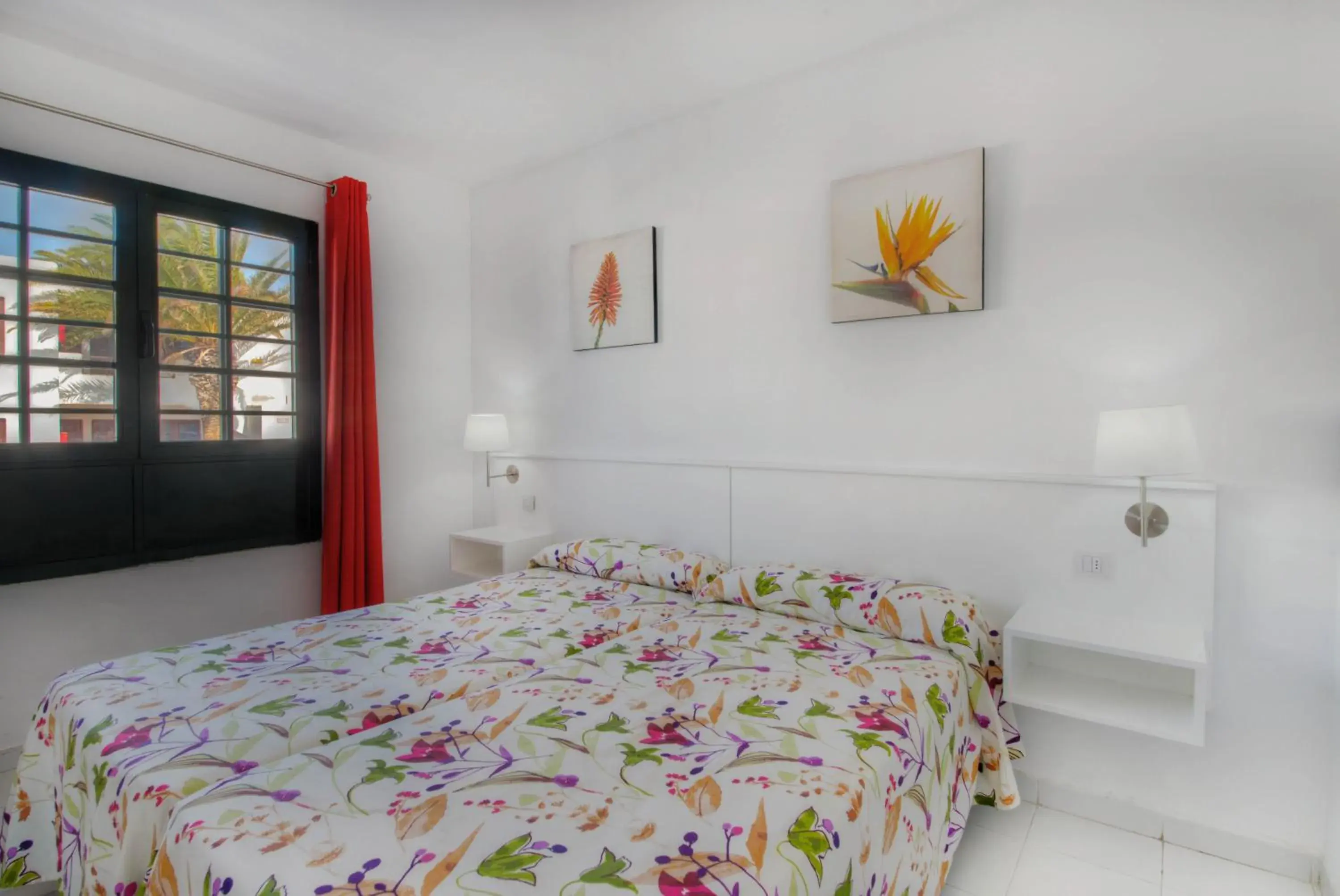 Bed in Apartamentos Moraña Bed in Apartamentos Moraña