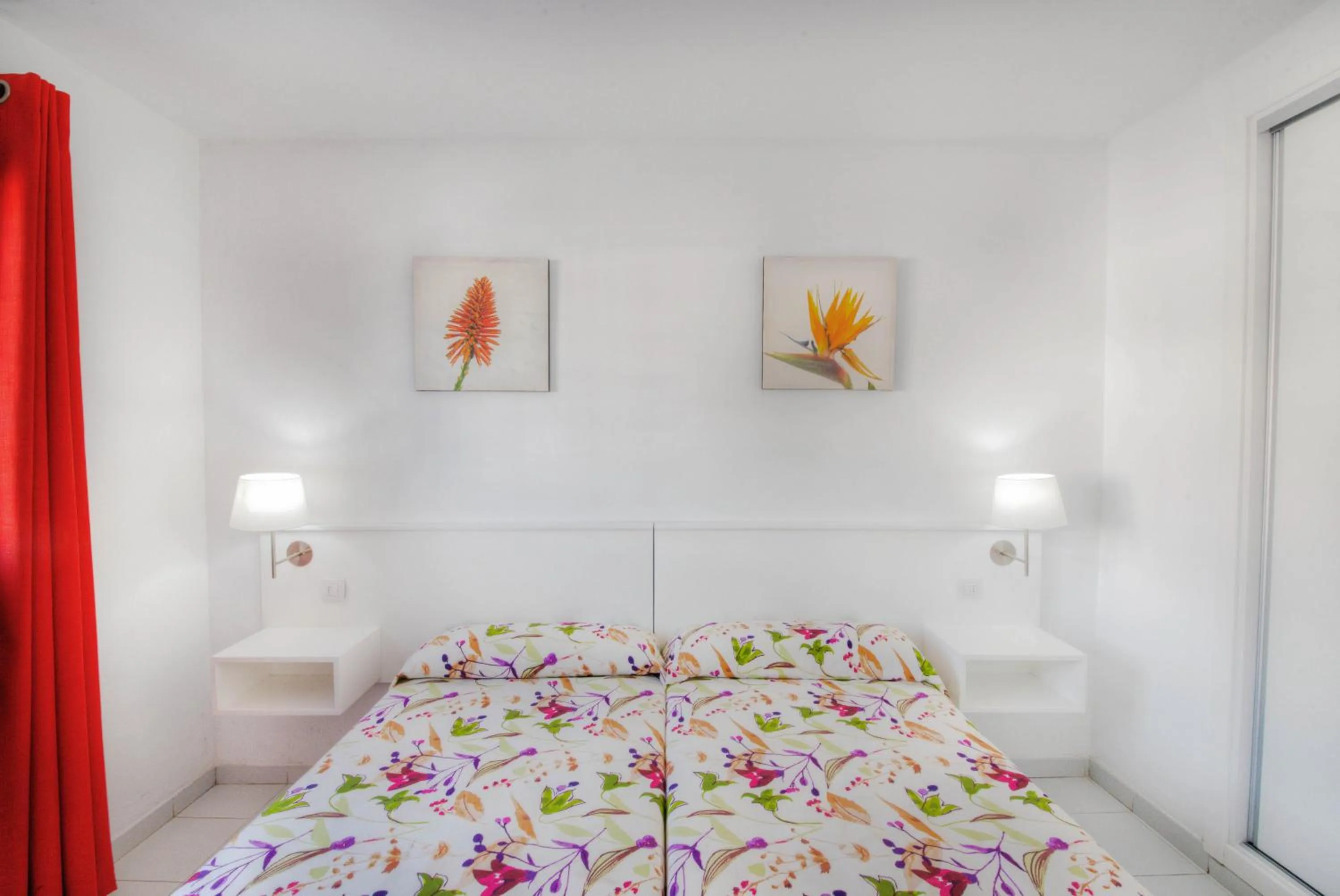 Bed in Apartamentos Moraña