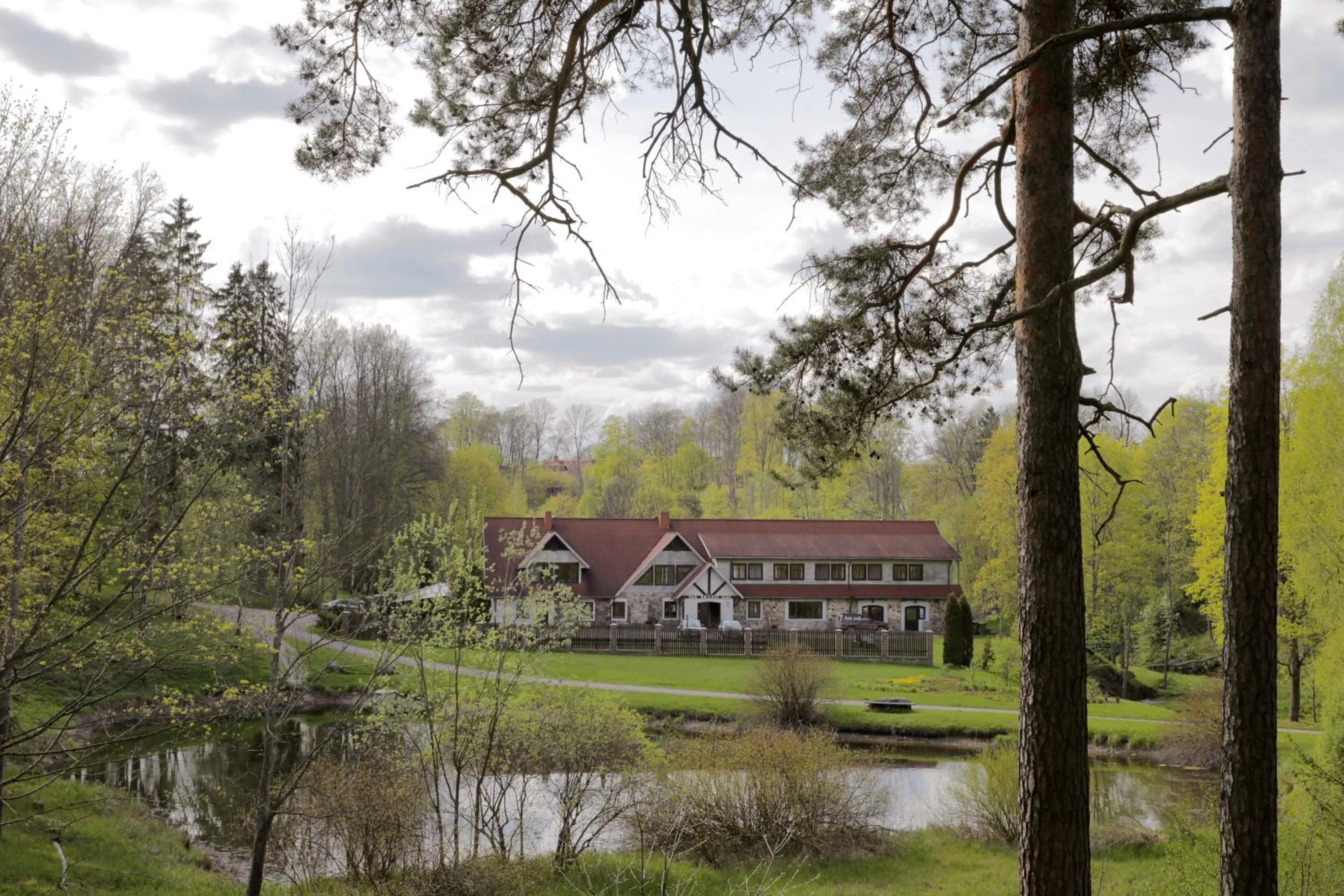Property building in Park Hotel Brūzis