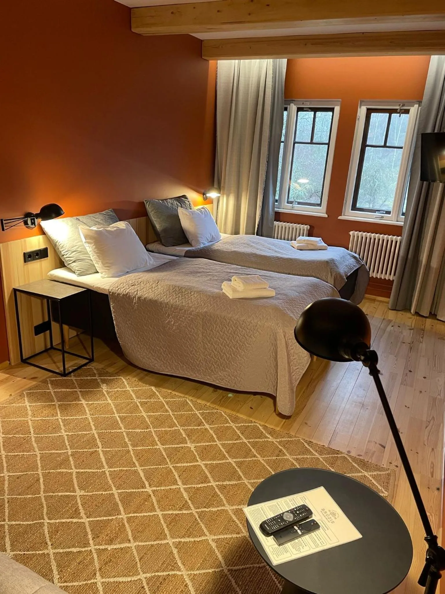 Bed in Park Hotel Brūzis