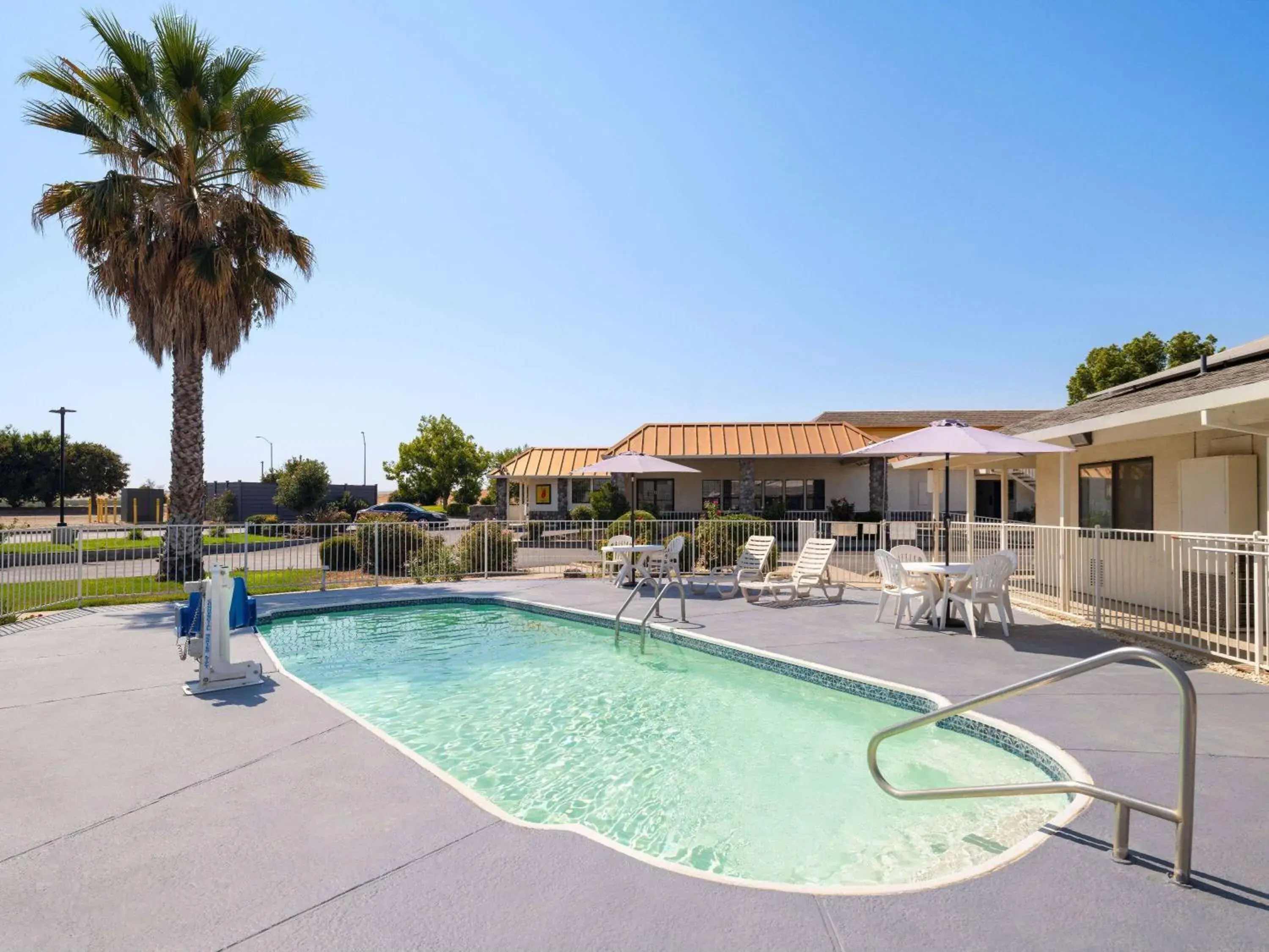 Pool view in Super 8 by Wyndham Dunnigan Pool view in Super 8 by Wyndham Dunnigan