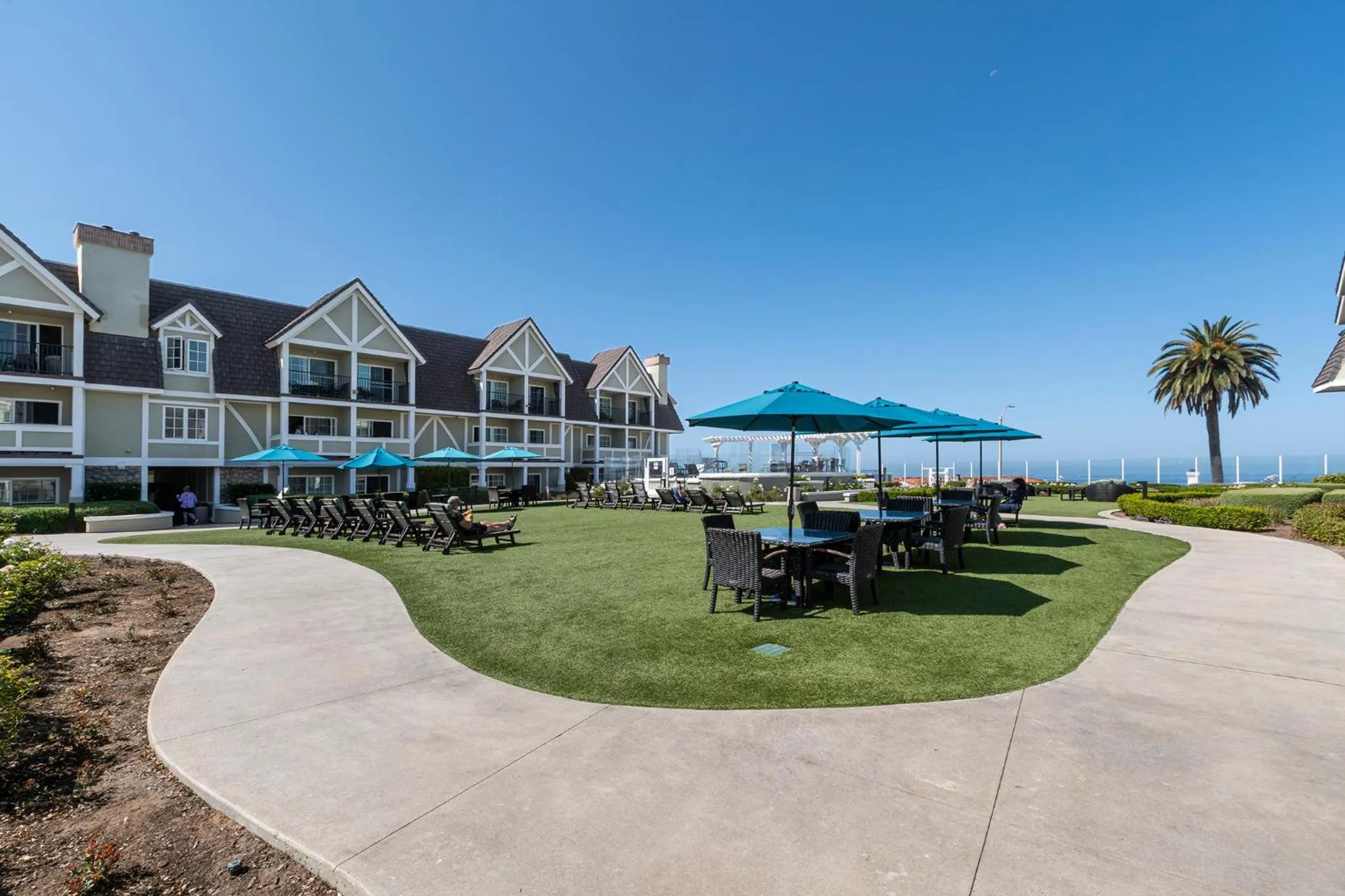 sunbed in Carlsbad Inn Beach Resort