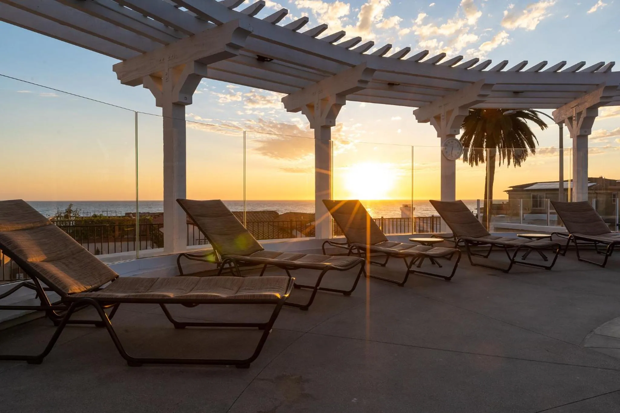 sunbed in Carlsbad Inn Beach Resort