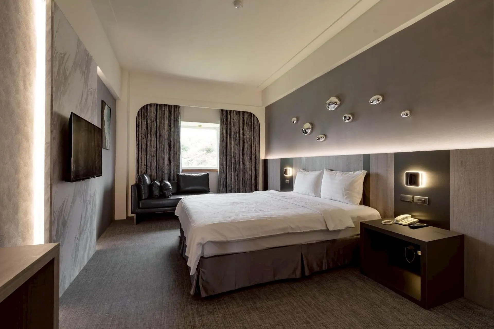 Bed in Haifu Garden Hotel