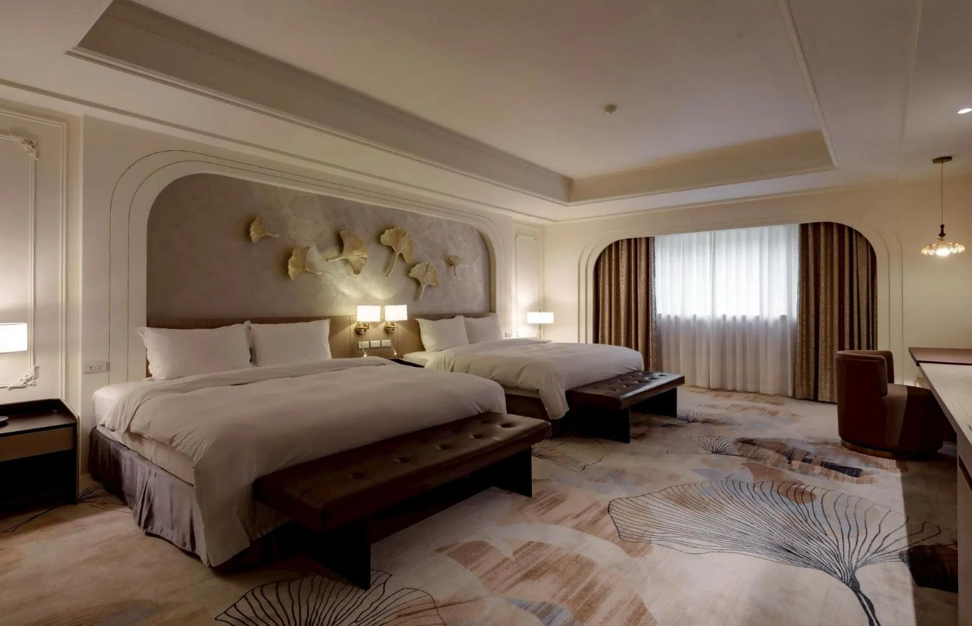 Bed in Haifu Garden Hotel