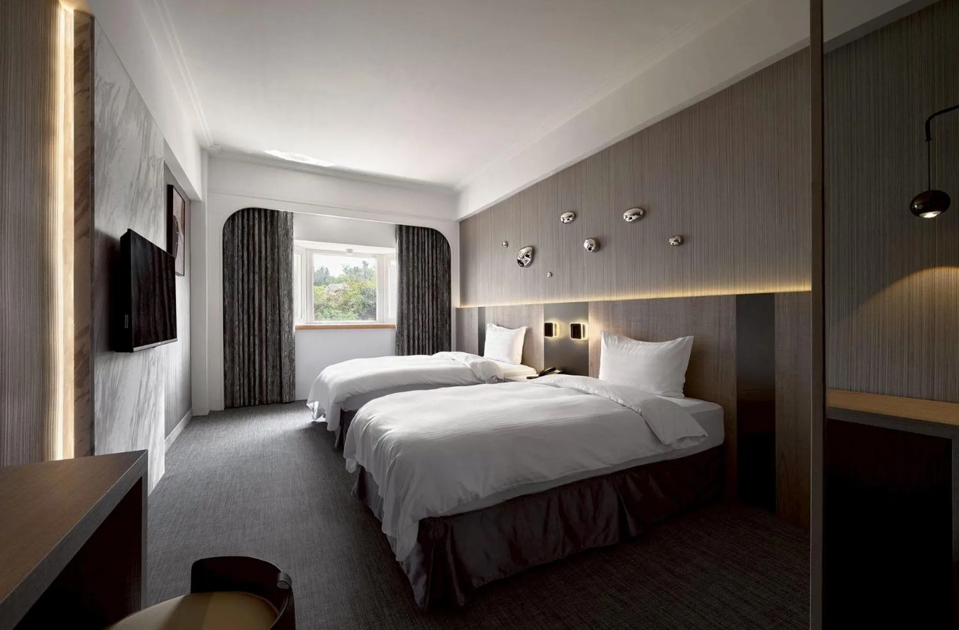 Bed in Haifu Garden Hotel