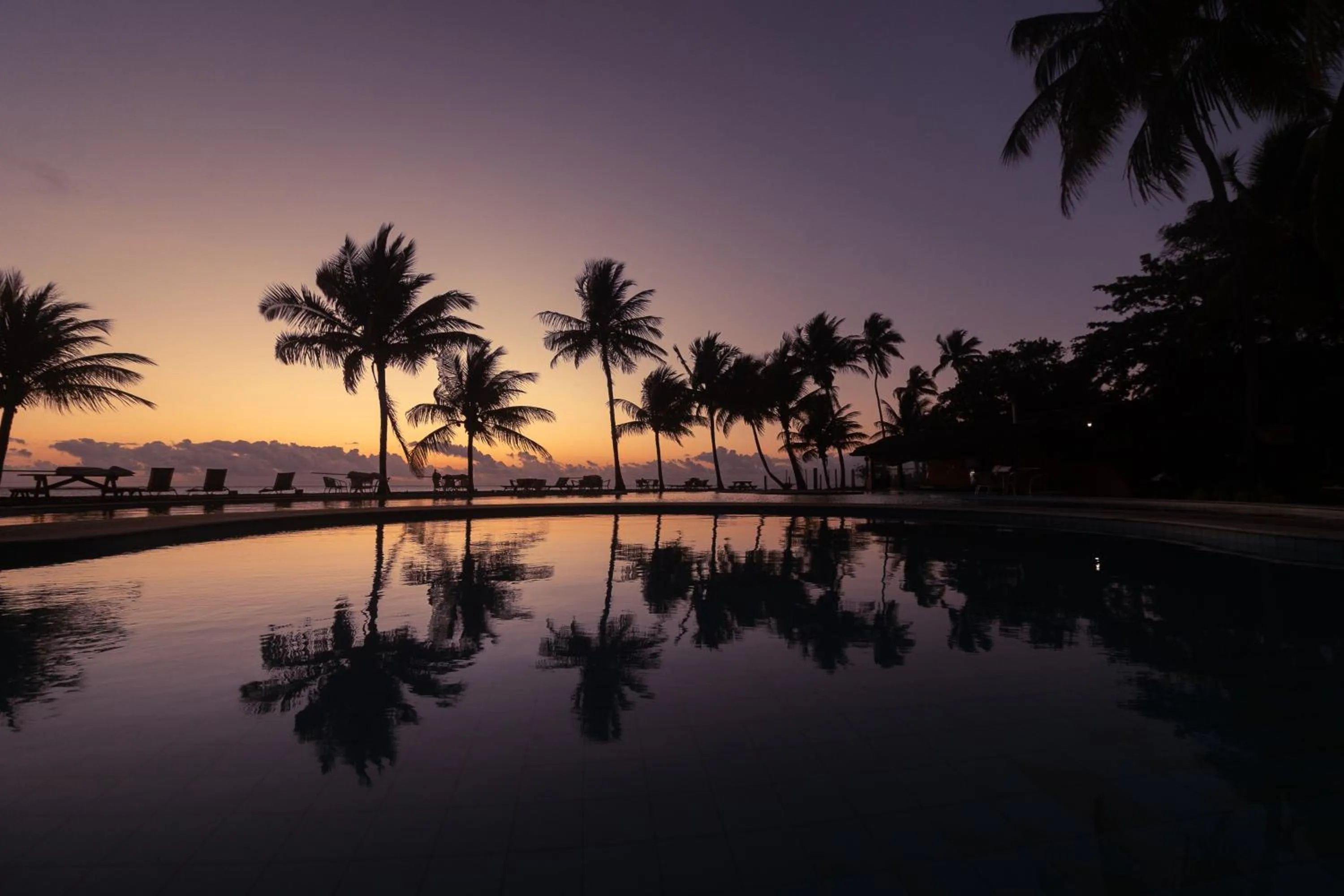 Sunrise in Hotel Karapitangui