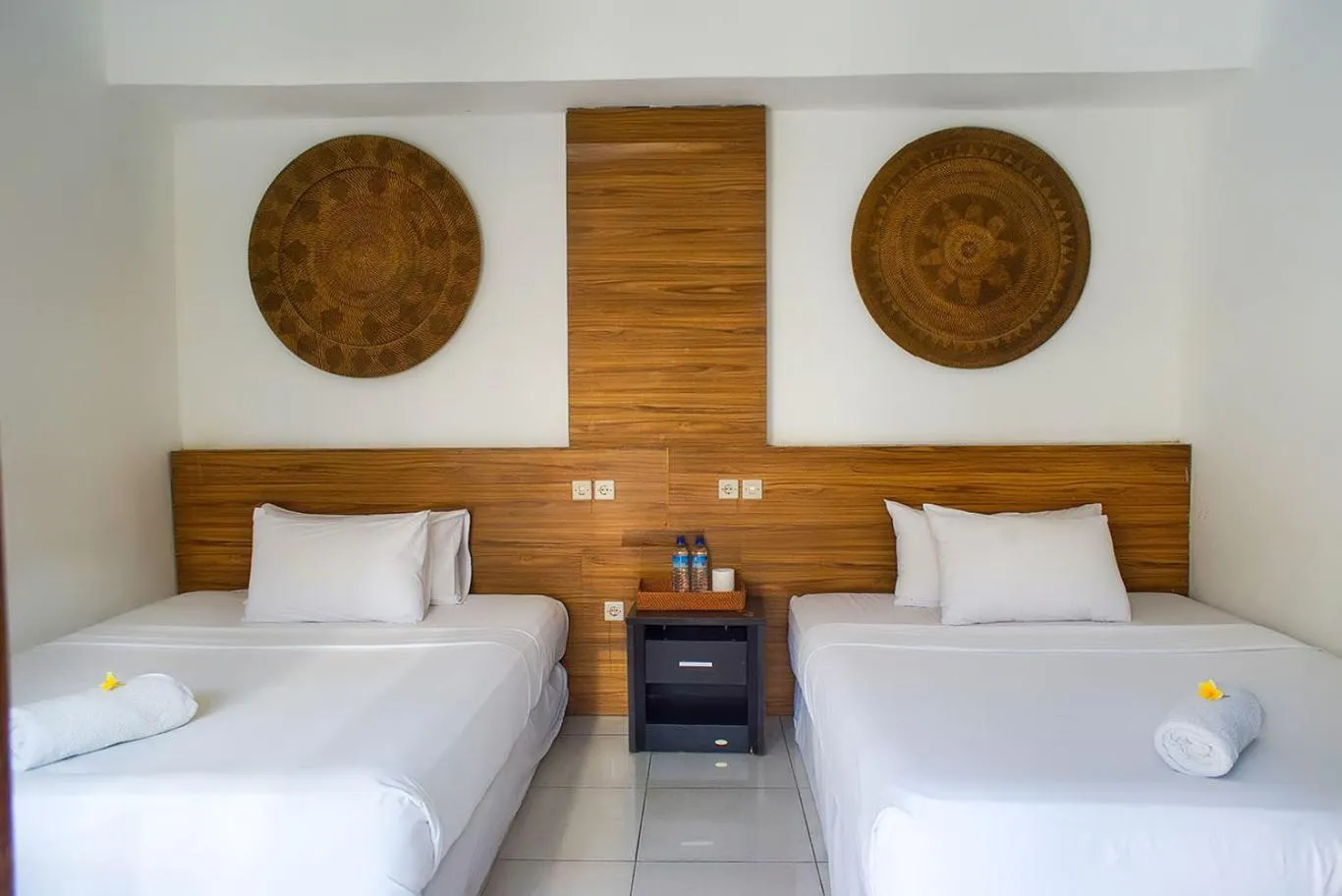 Bed in Gili Sands Hotel & Bar
