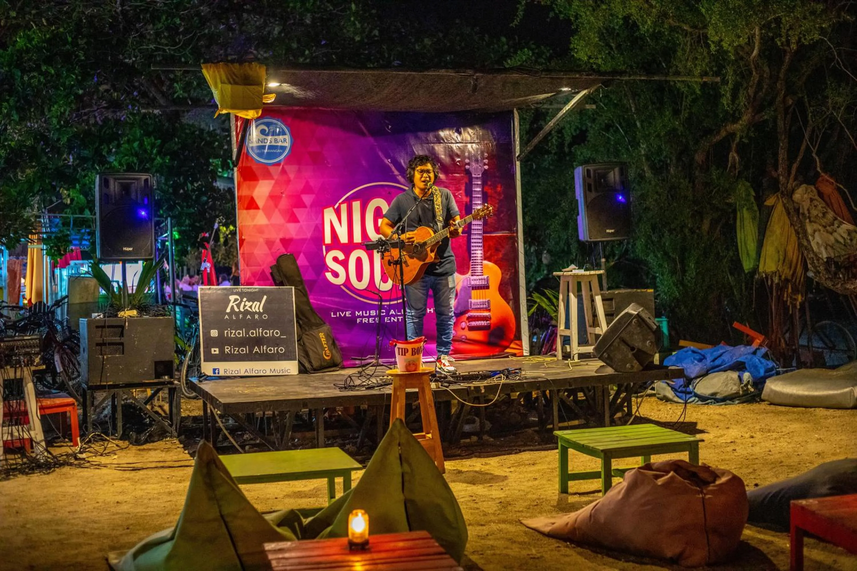 Beach in Gili Sands Hotel & Bar