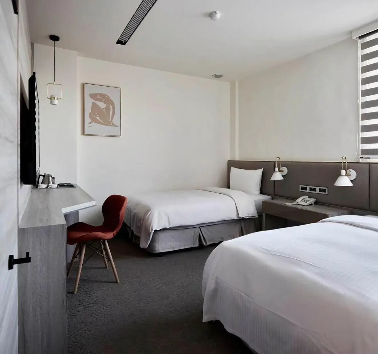 TV and multimedia, Bed in Hai Fu Hotel & Suites TV and multimedia, Bed in Hai Fu Hotel & Suites