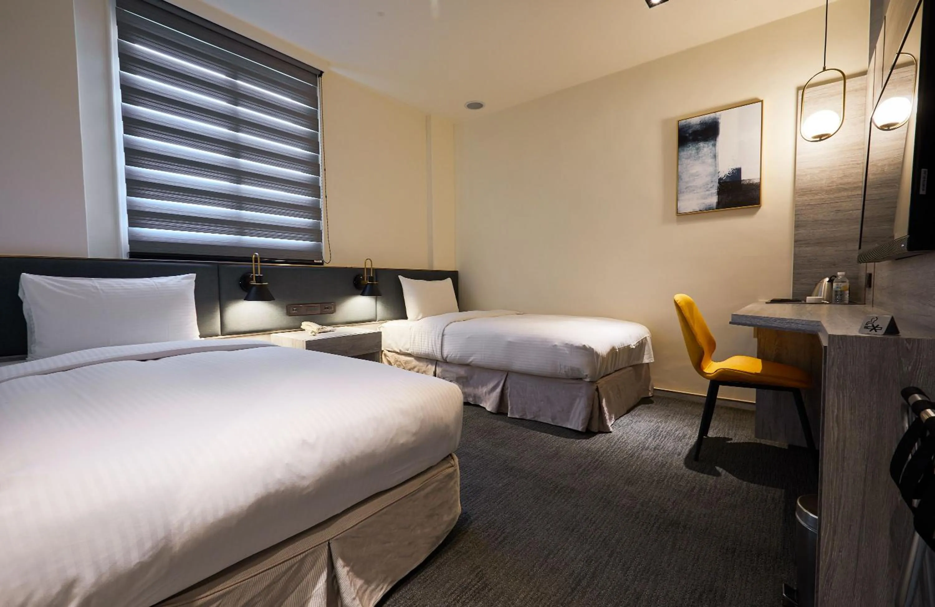 Bed in Hai Fu Hotel & Suites