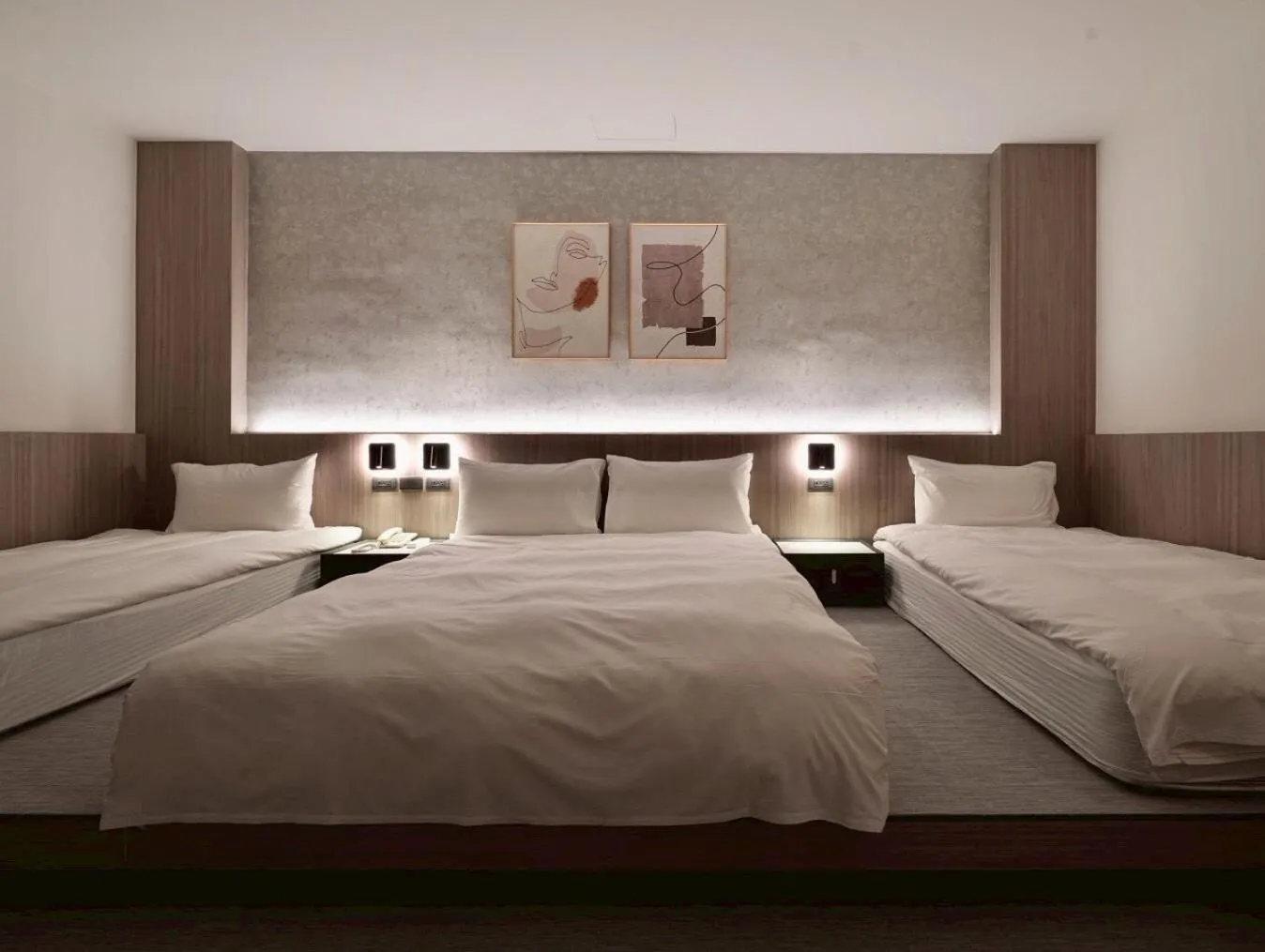 Bed in Hai Fu Hotel & Suites