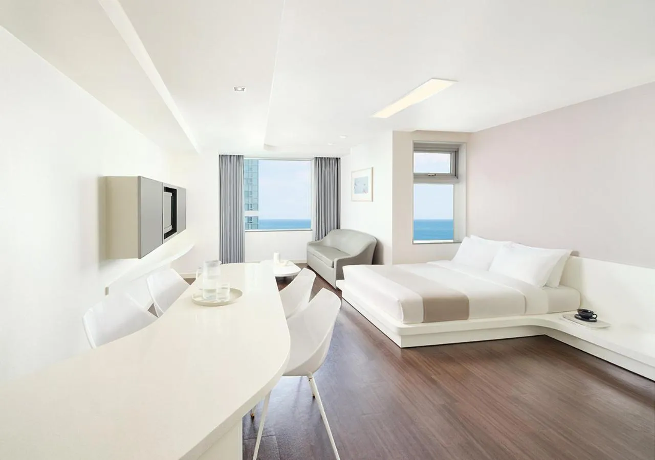 Bed in Hanwha Resort Haeundae