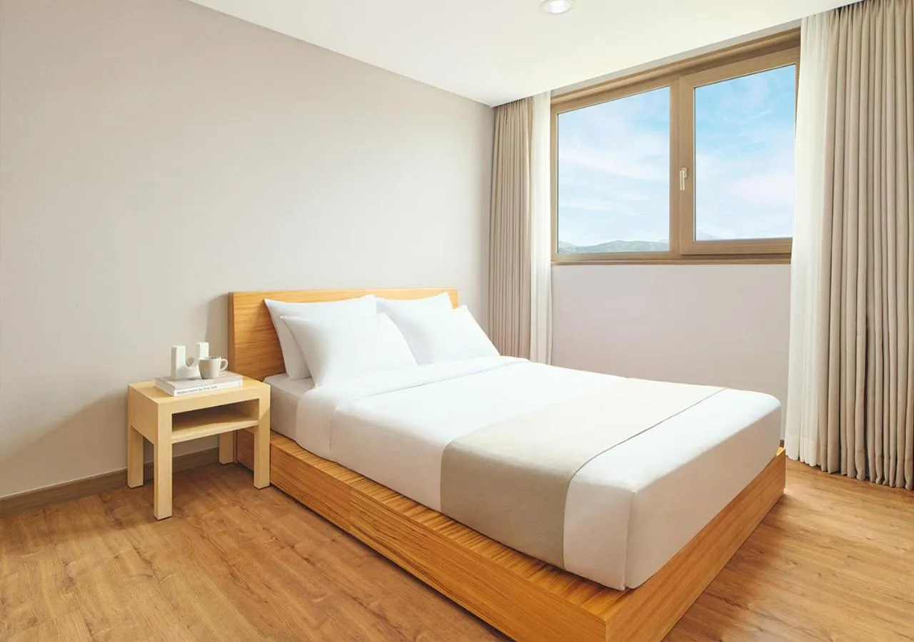 Bed in Hanwha Resort Gyeongju