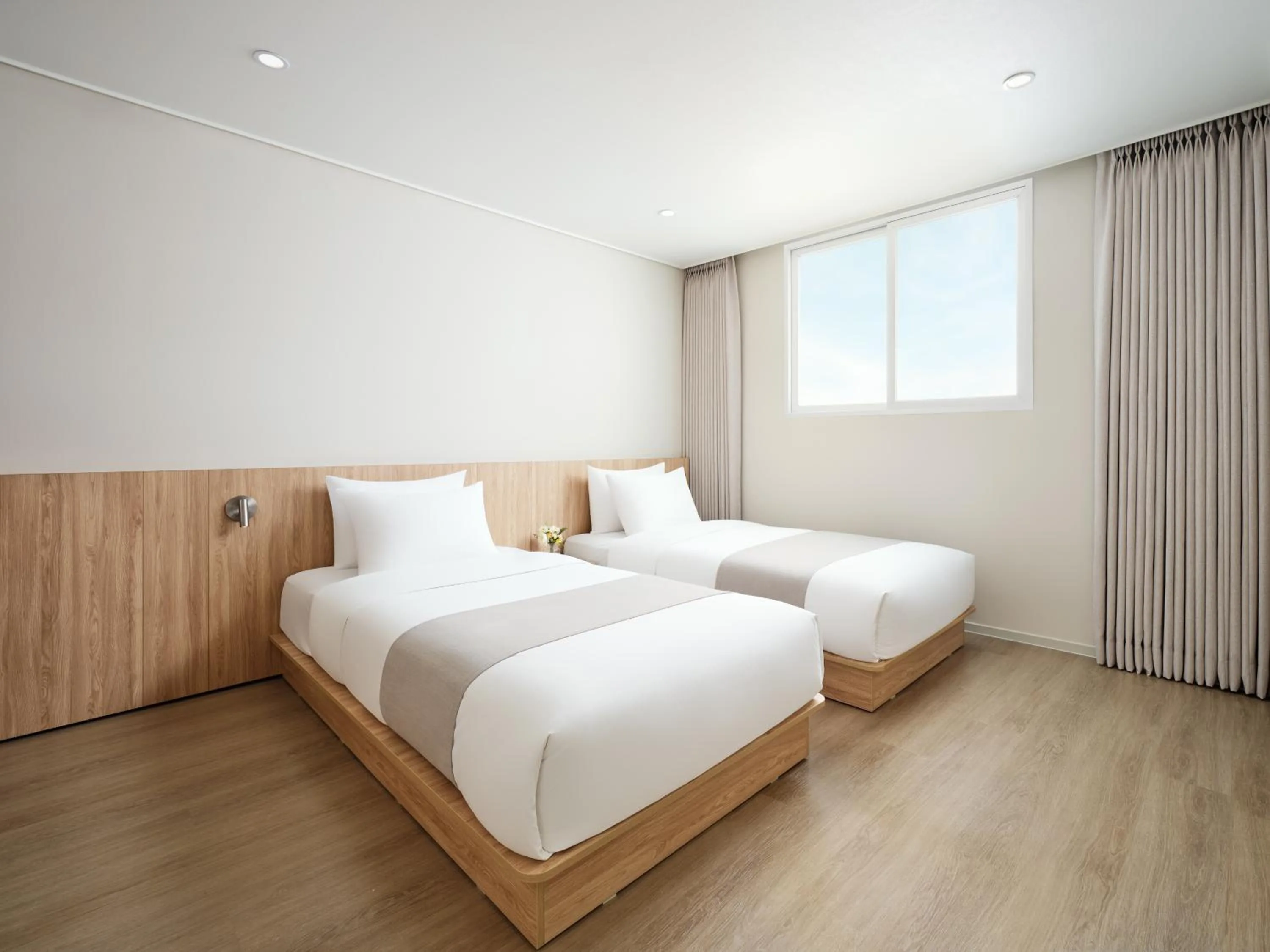Bed in Hanwha Resort Gyeongju