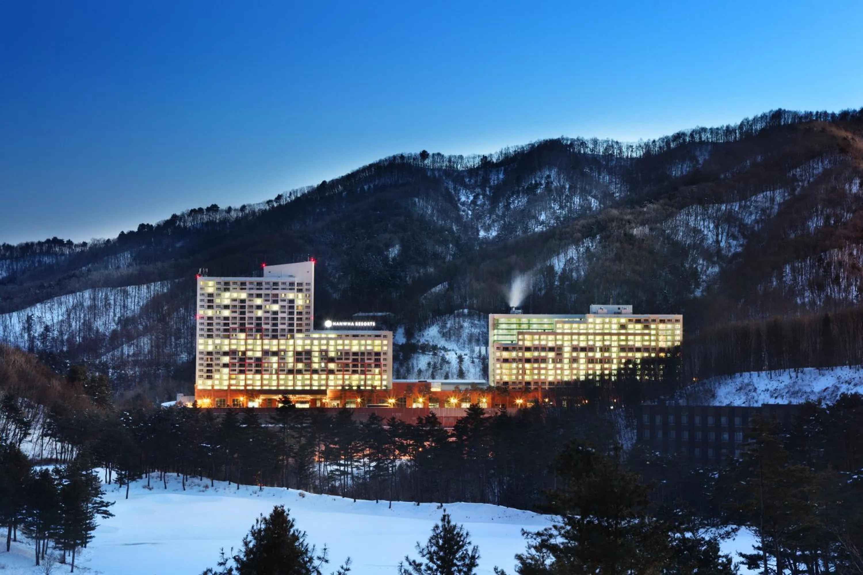 Area and facilities in Hanwha Resort Pyeongchang