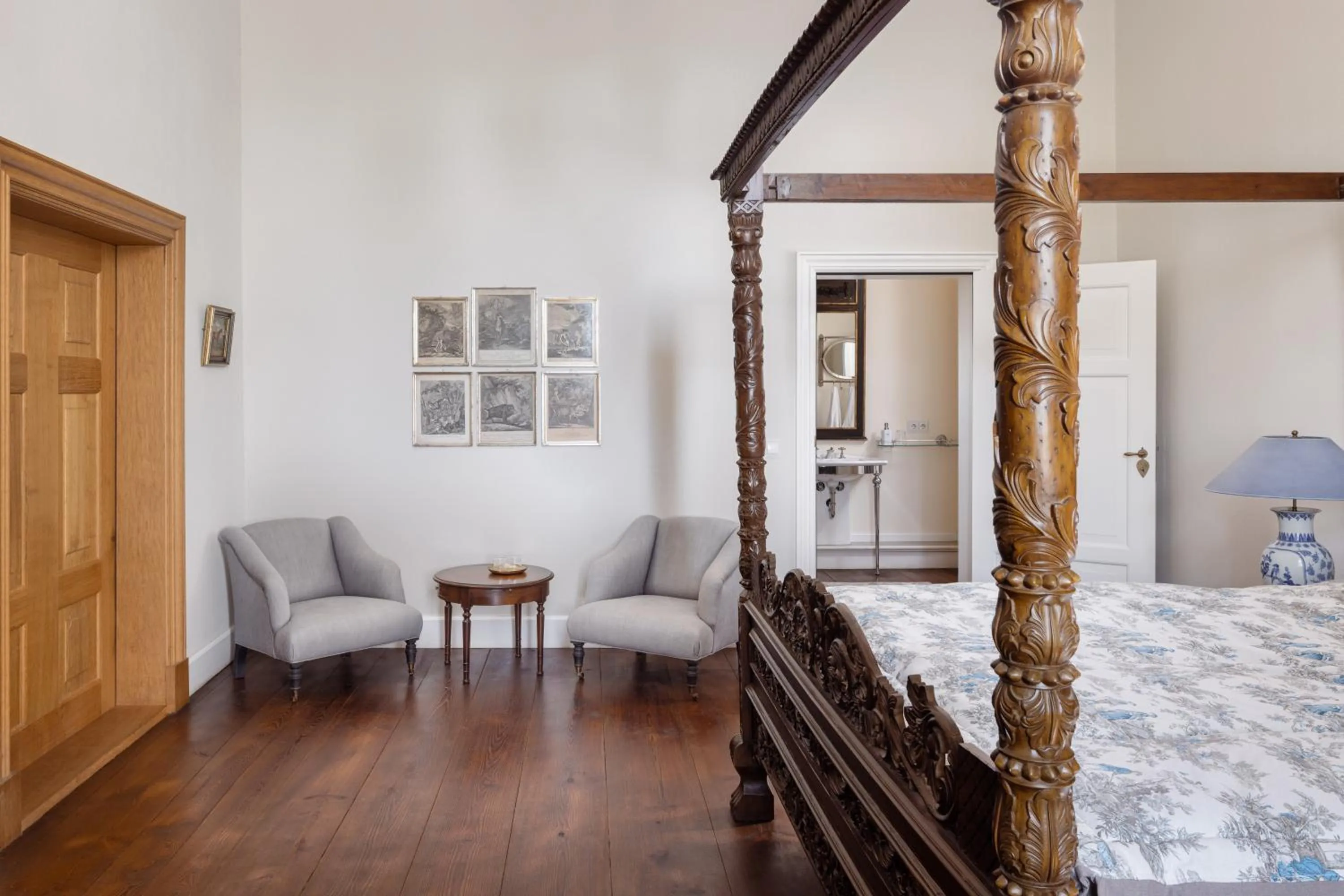 Bed in Jagdschloss Kotelow