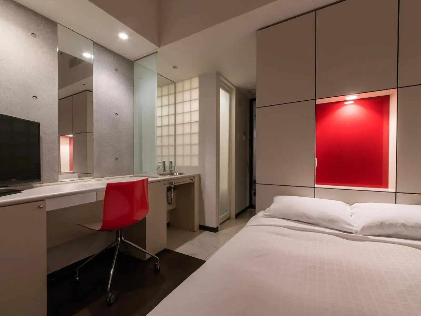 Bed in Hotel Vista Sapporo Nakajima Koen Bed in Hotel Vista Sapporo Nakajima Koen