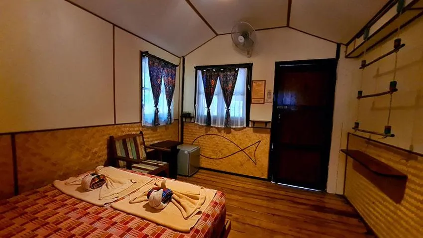 Bed in Longtail Beach Resort