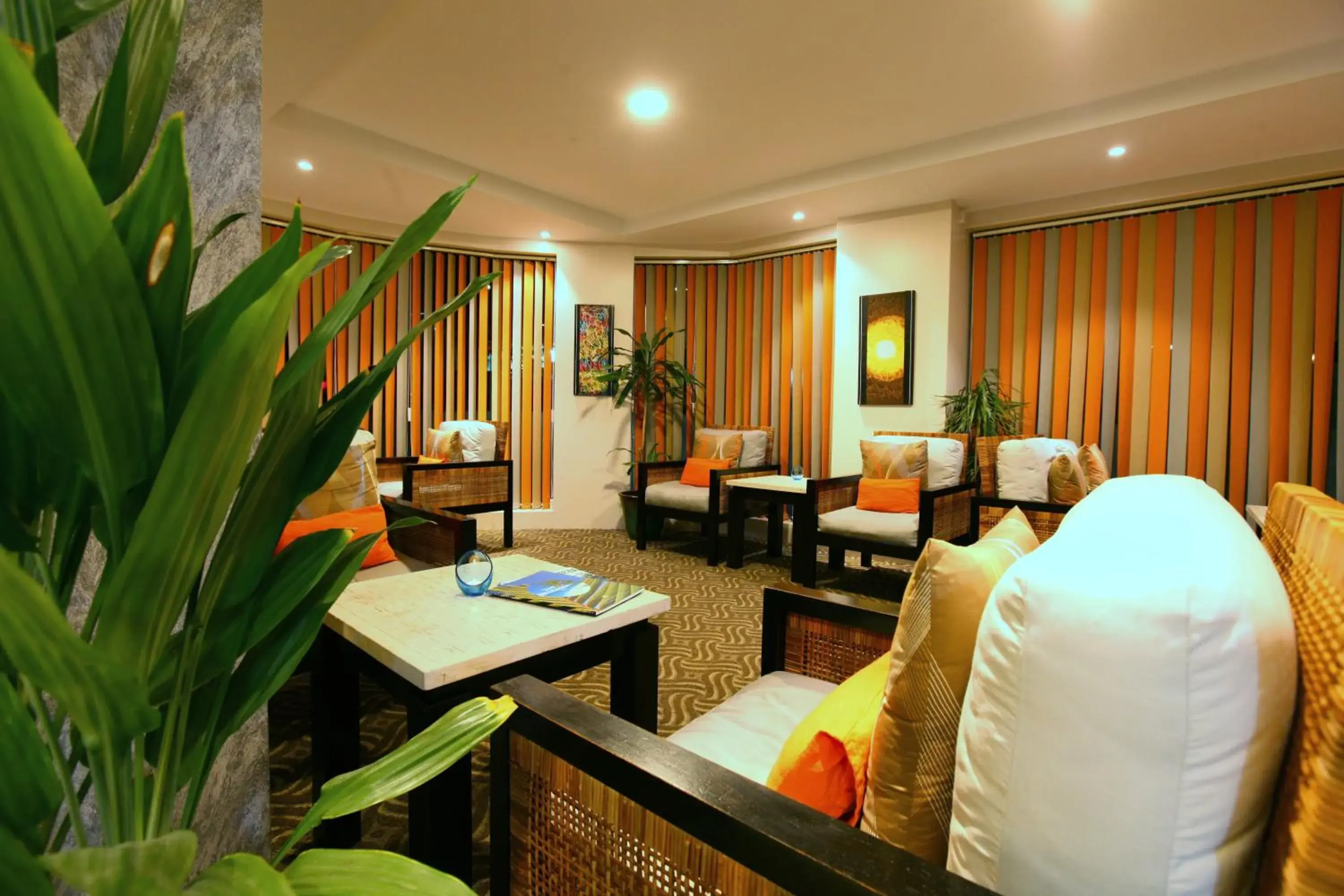 Lobby or reception in The Beehive Lobby or reception in The Beehive