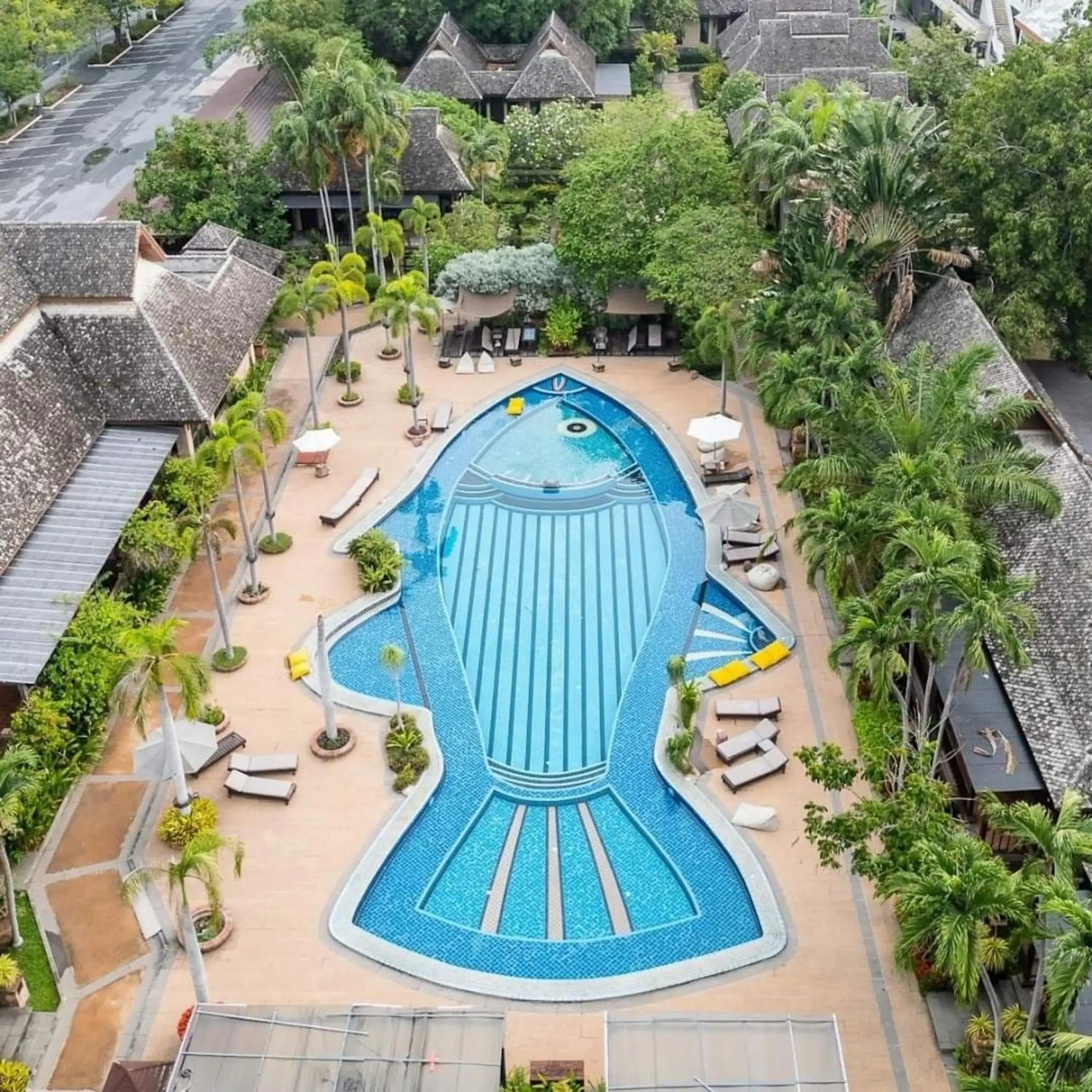 Bird's eye view in Botany Beach Resort Pattaya Bird's eye view in Botany Beach Resort Pattaya